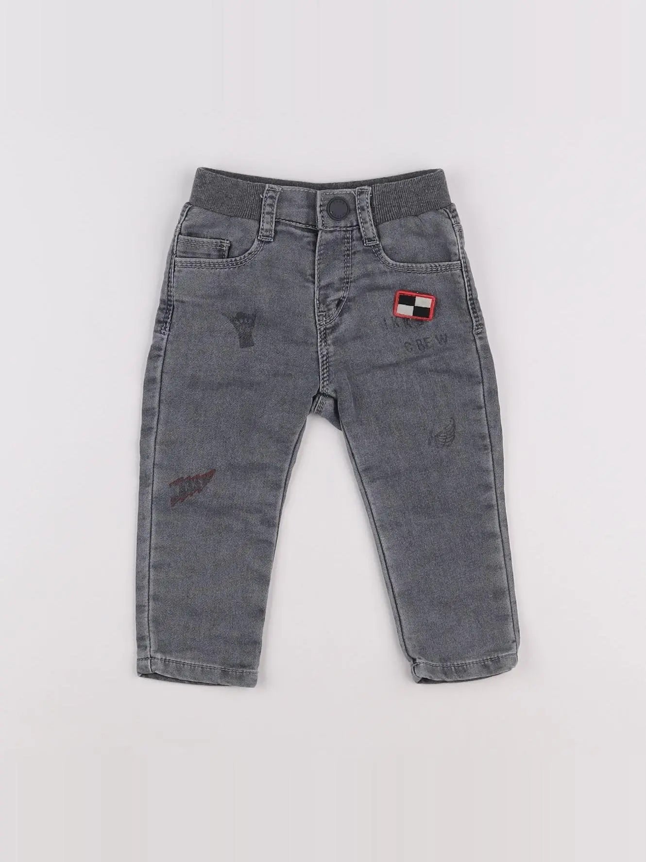 IKKS - jean gris - 12 mois