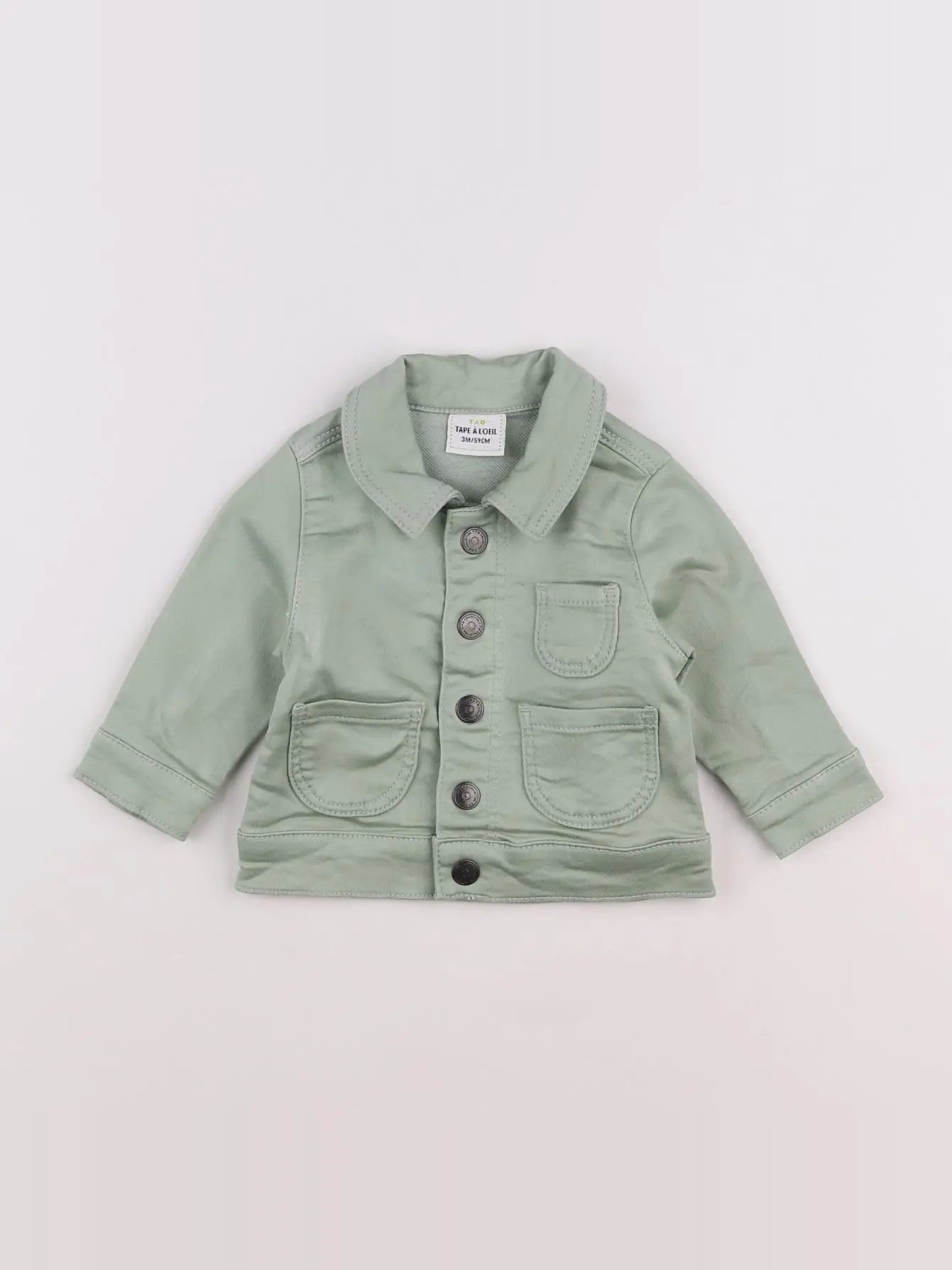 Tape à l'oeil - veste vert - 3 mois