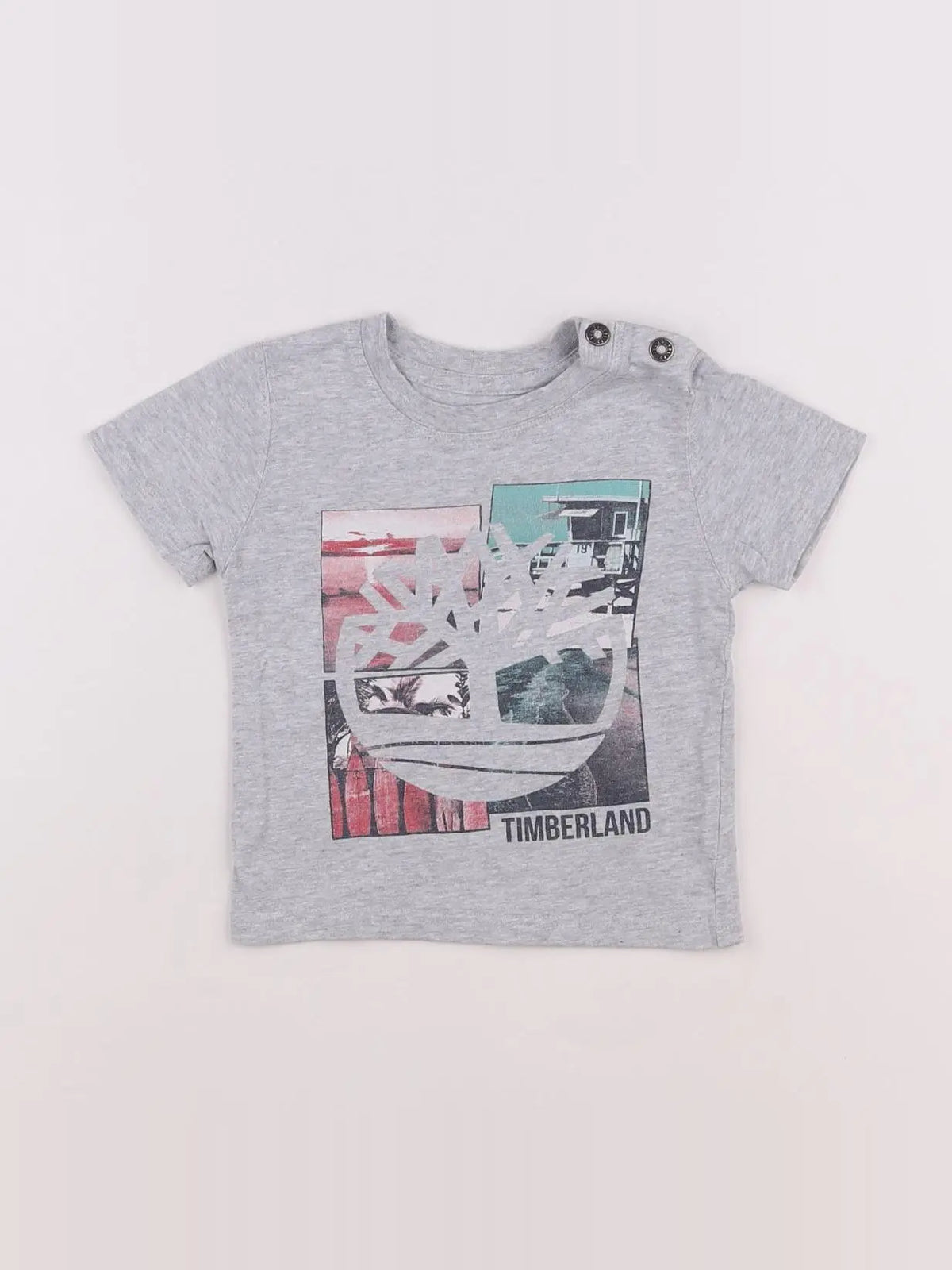 Timberland - tee-shirt gris - 9 mois