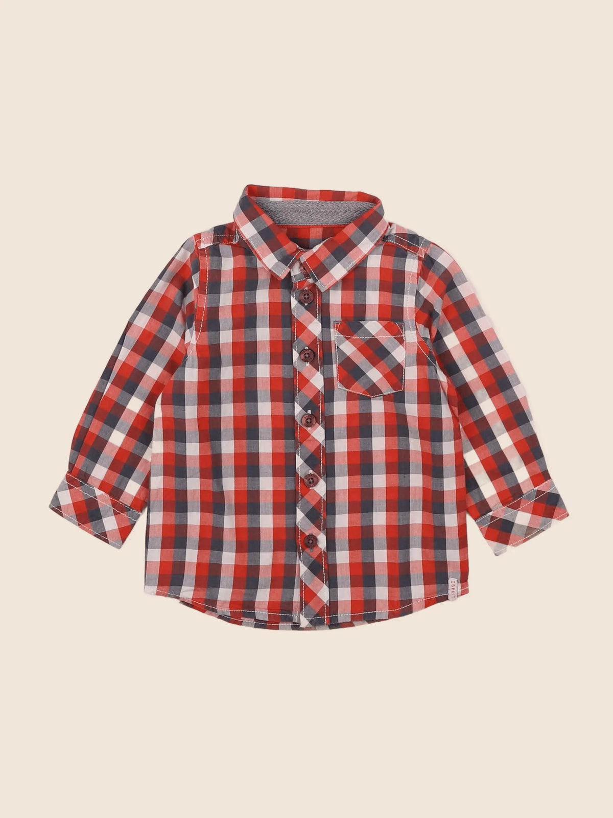 Esprit - chemise rouge - 6 mois