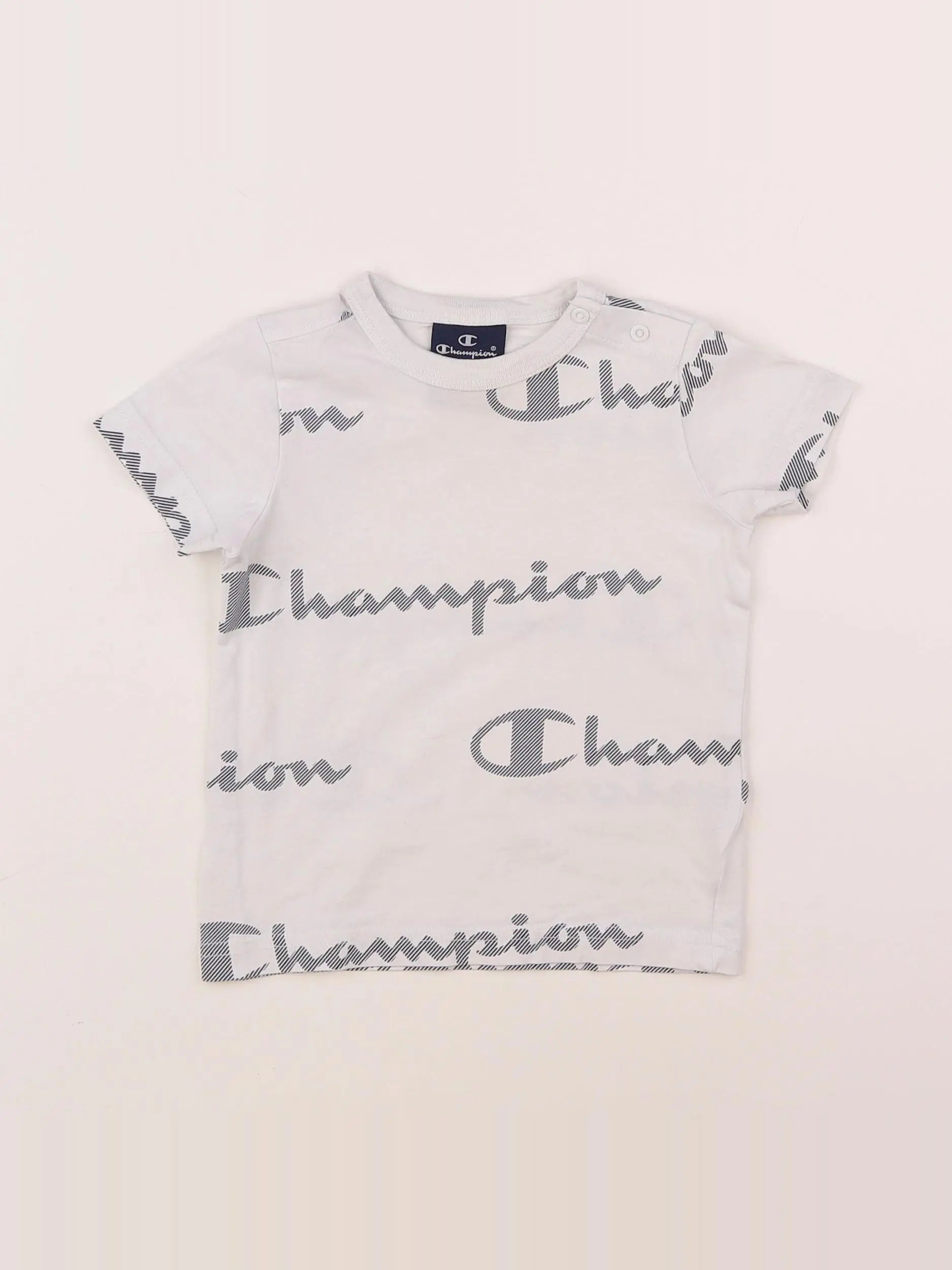 Champion  - tee-shirt blanc - 12 mois