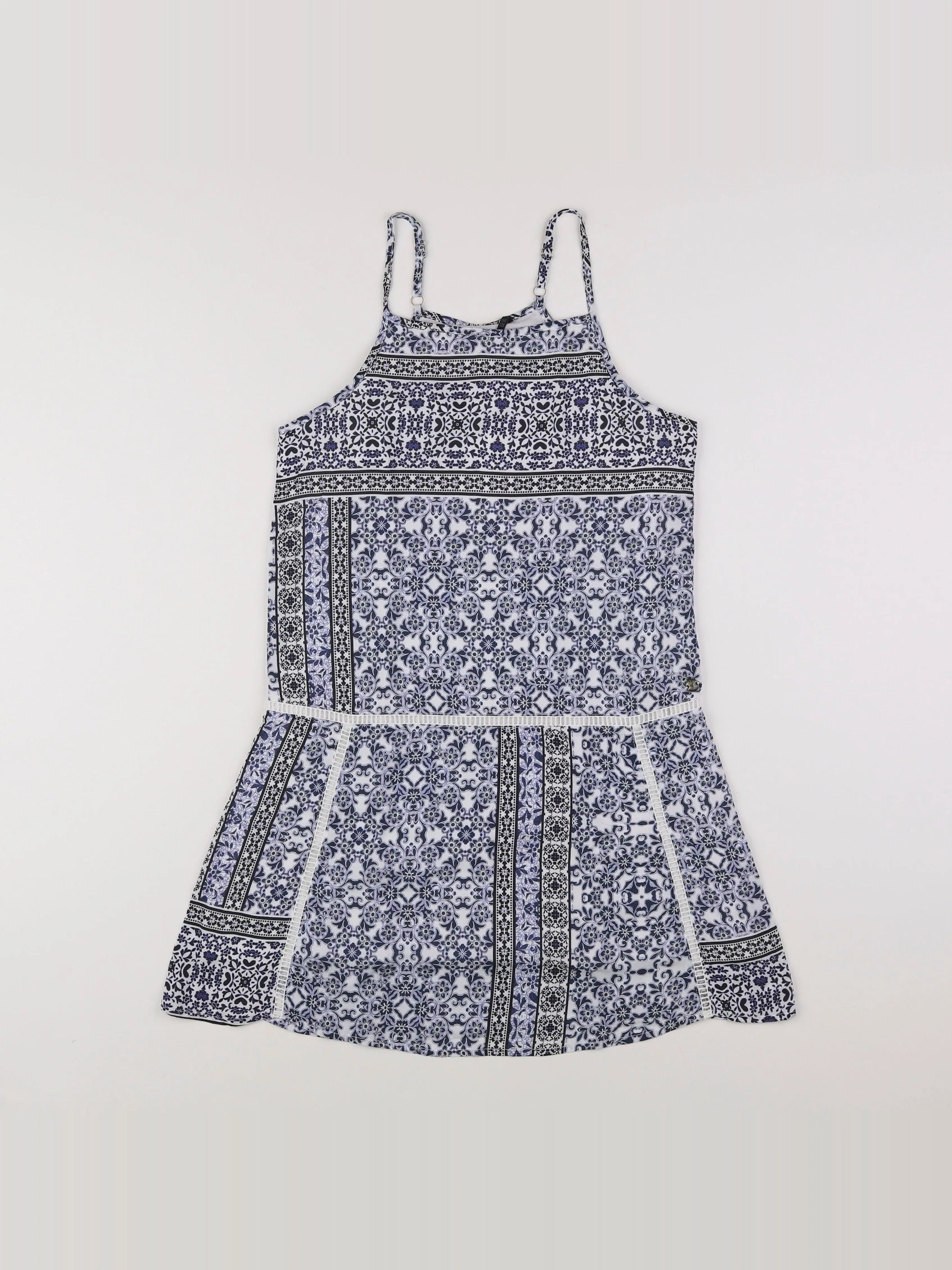 IKKS - robe bleu - 10 ans