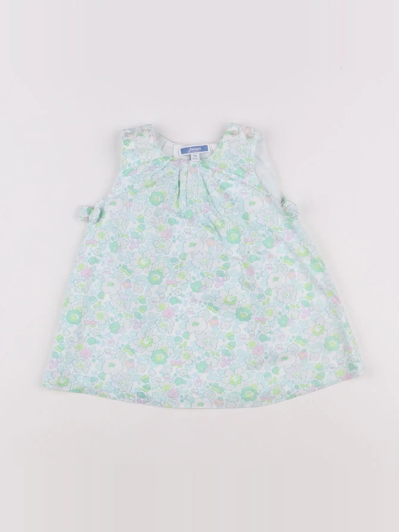 Jacadi - robe liberty multicolore - 6 mois