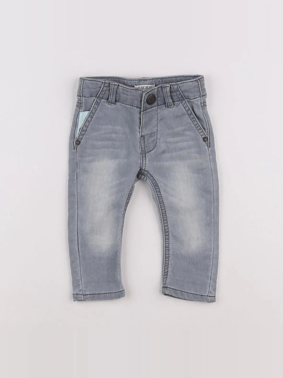 IKKS - jean gris - 3 mois