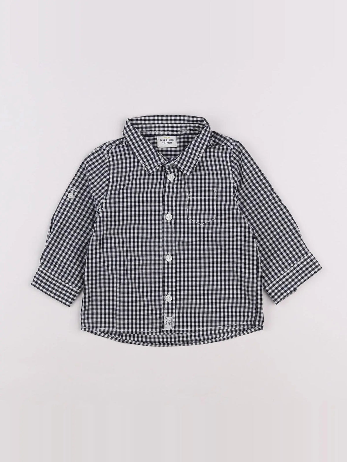 Tape à l'oeil - chemise noir - 9 mois