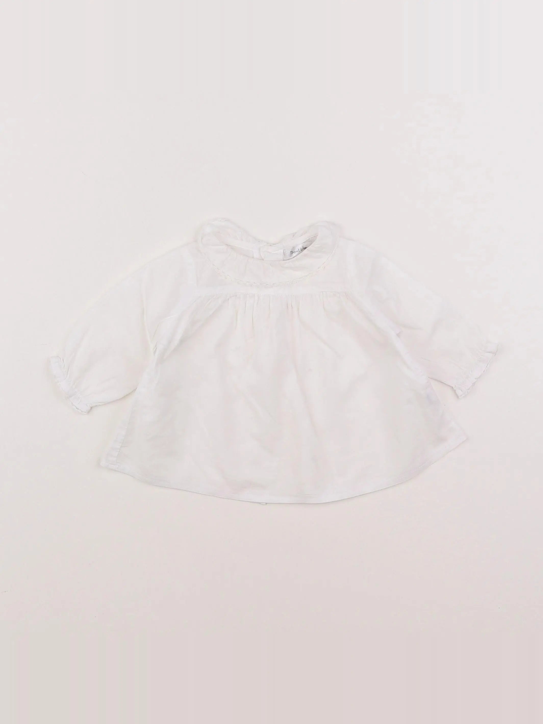 Gocco - blouse blanc - 6/9 mois
