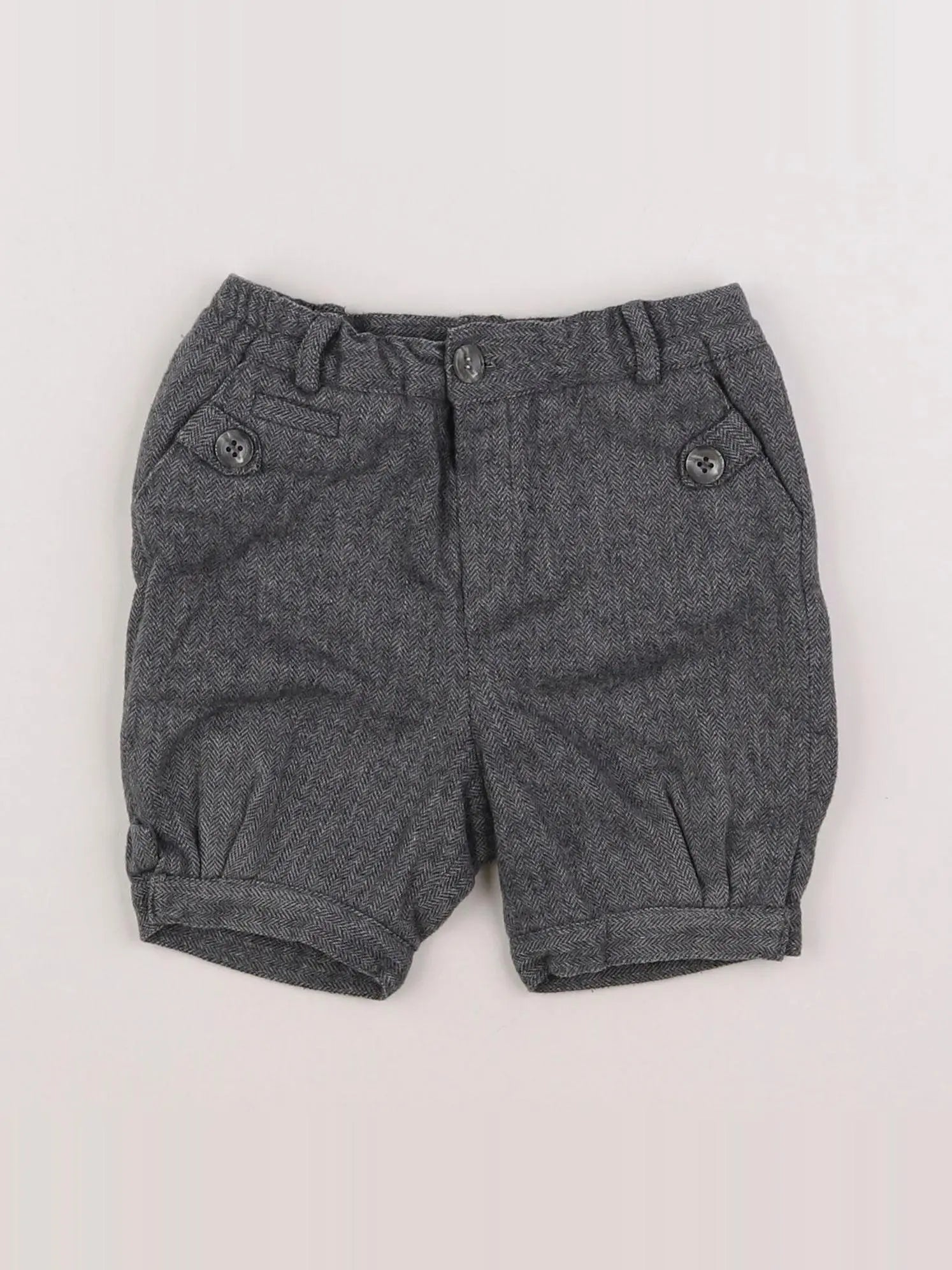 Cyrillus - short gris - 12 mois