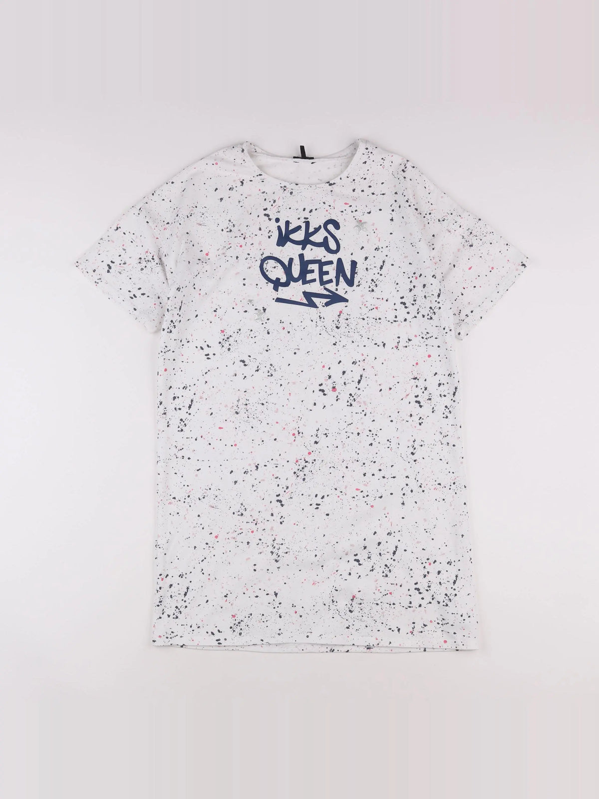 IKKS - robe blanc, bleu - 12 ans
