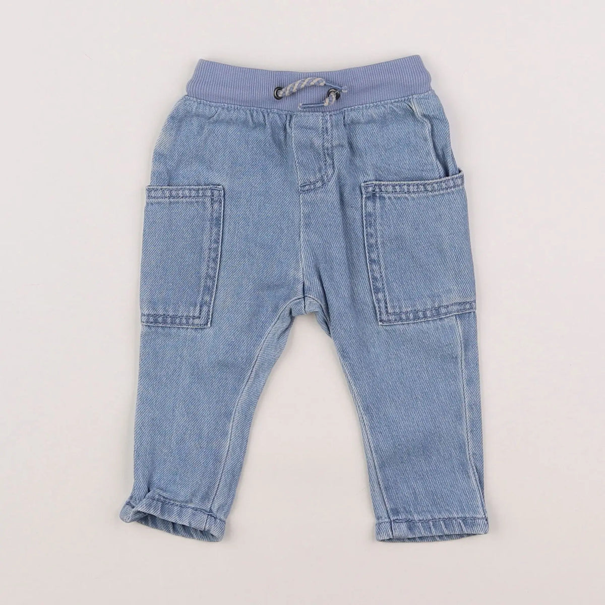 Vertbaudet - jean bleu - 3 mois