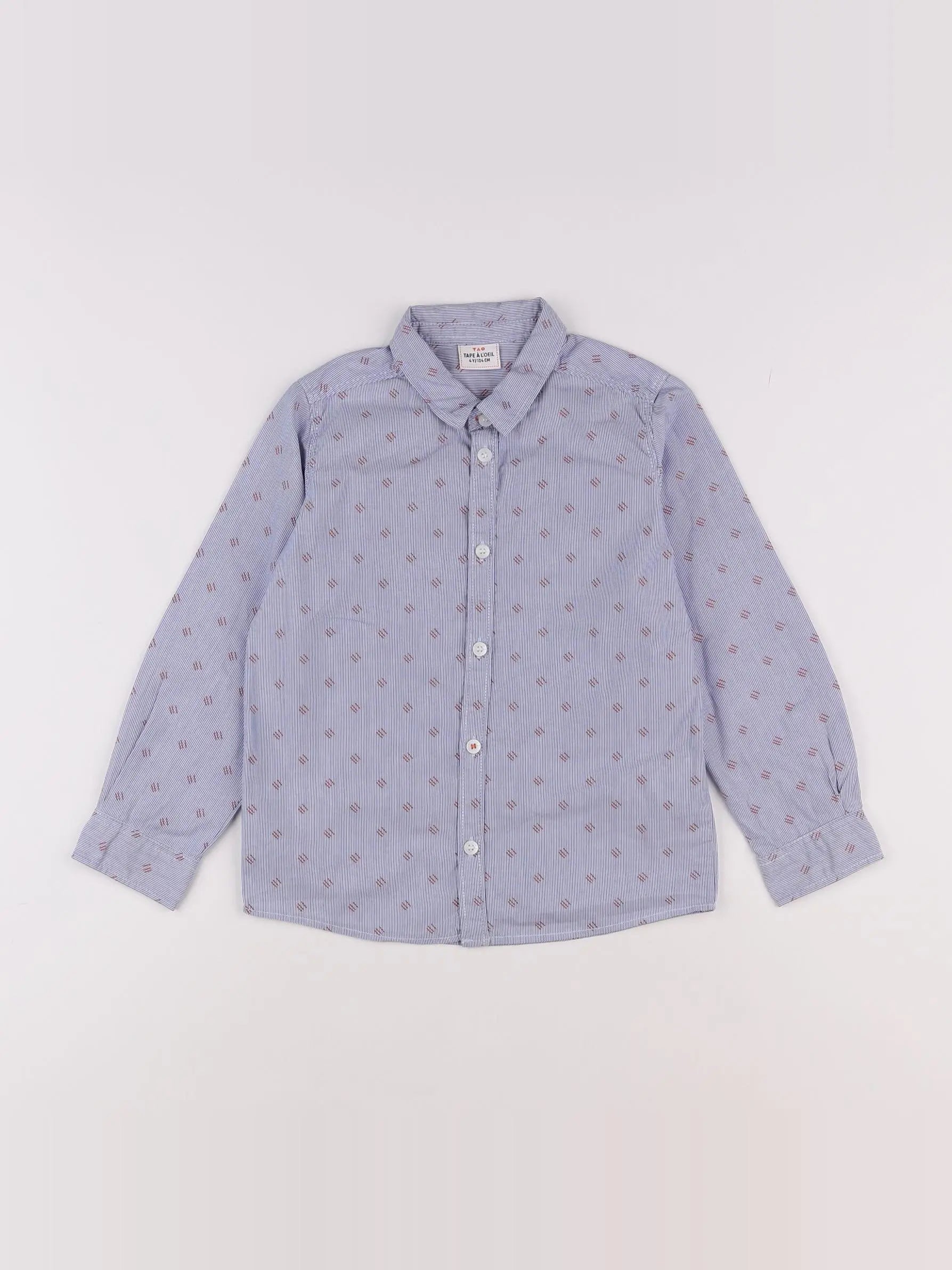 Tape à l'oeil - chemise bleu - 4 ans