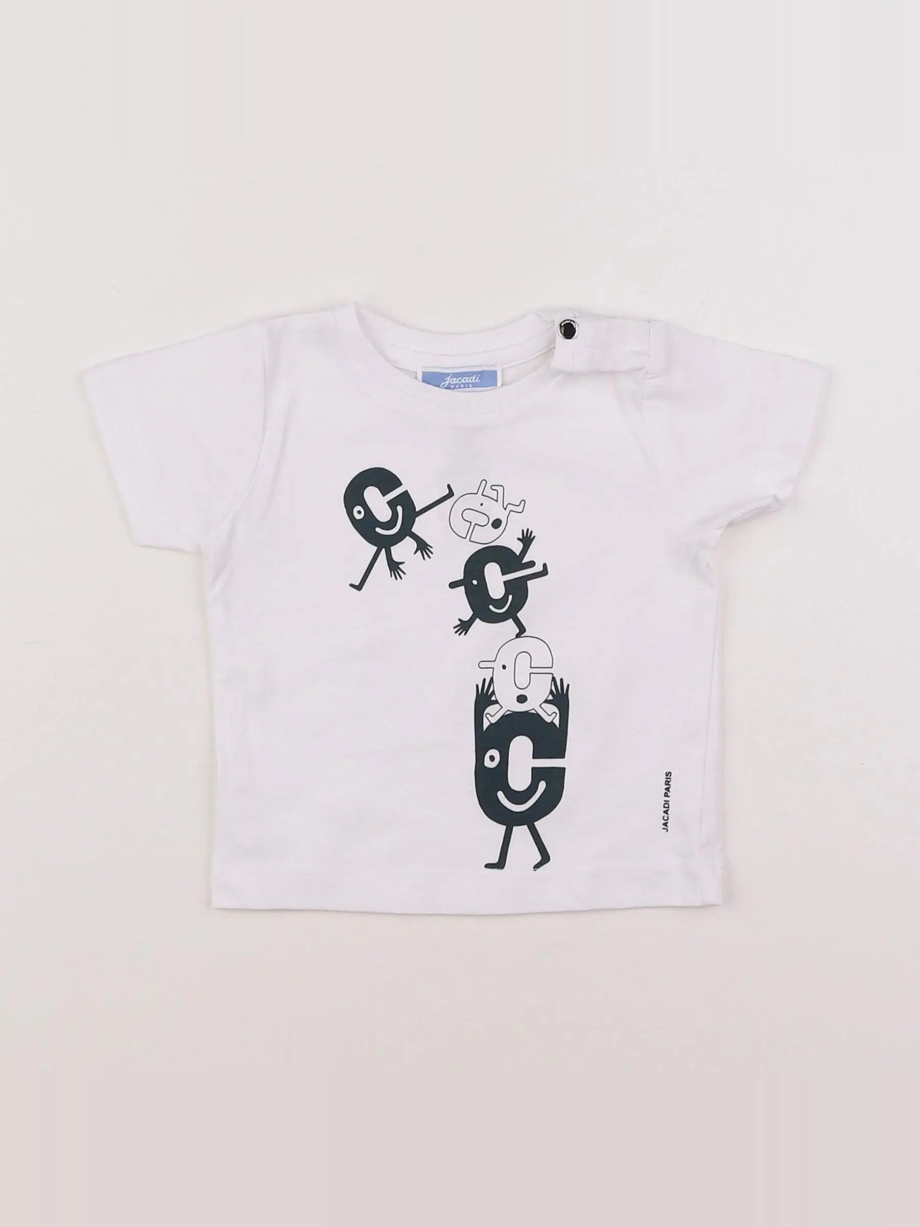 Jacadi - tee-shirt blanc - 6 mois
