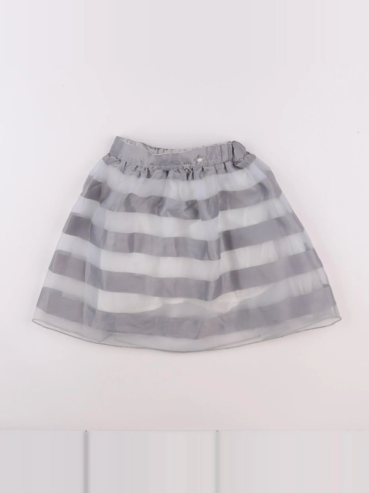 Vertbaudet - jupe argent, gris - 8 ans