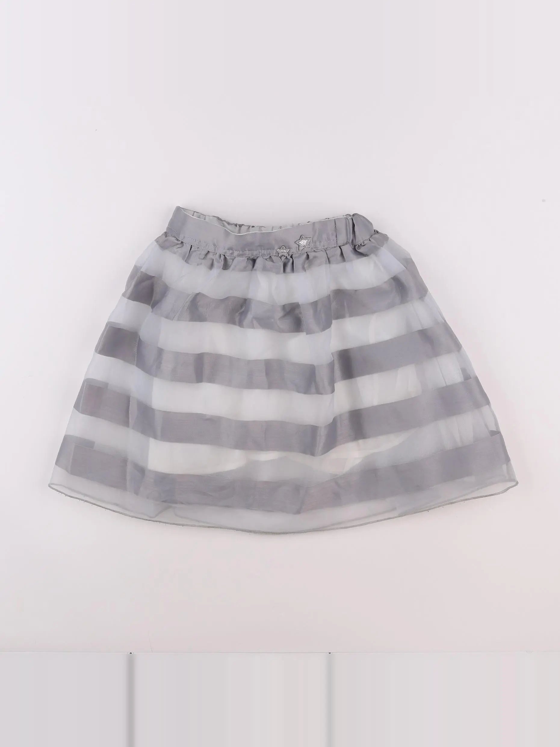 Vertbaudet - jupe argent, gris - 8 ans
