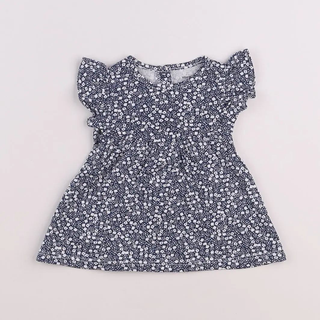 Vertbaudet - tee-shirt bleu - 3 mois