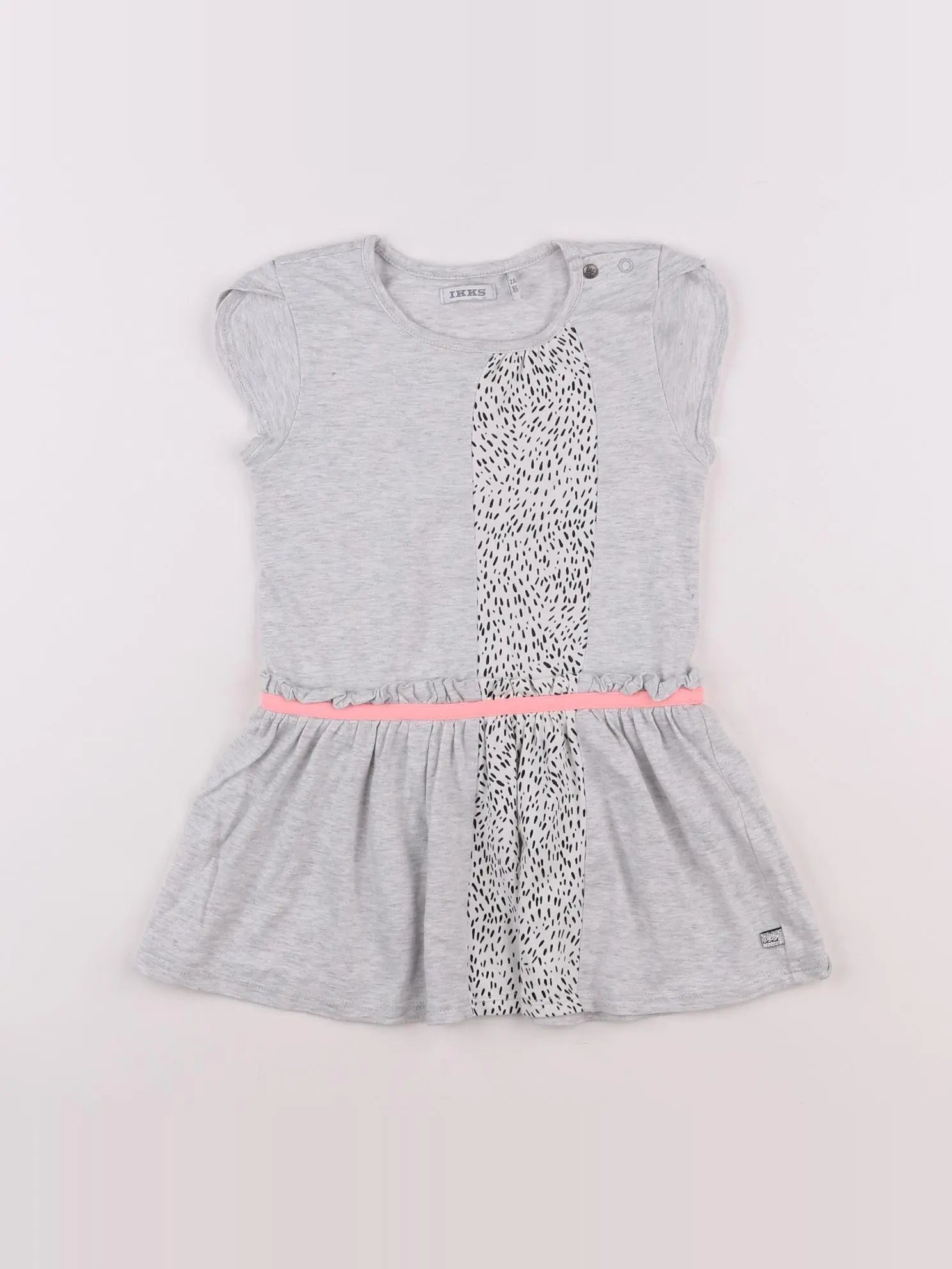 IKKS - robe gris - 2 ans