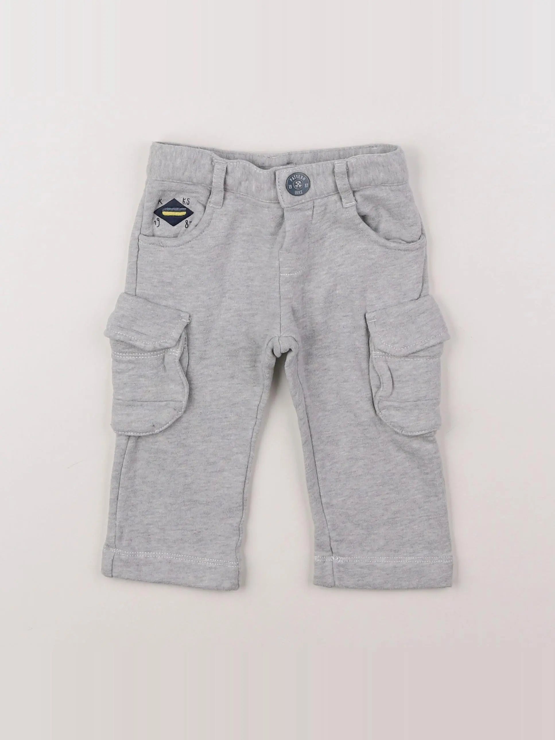 IKKS - pantalon gris - 6 mois