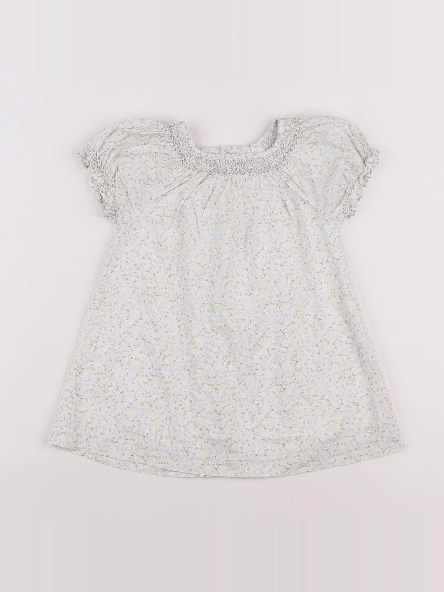 Jacadi - robe liberty multicolore - 12 mois
