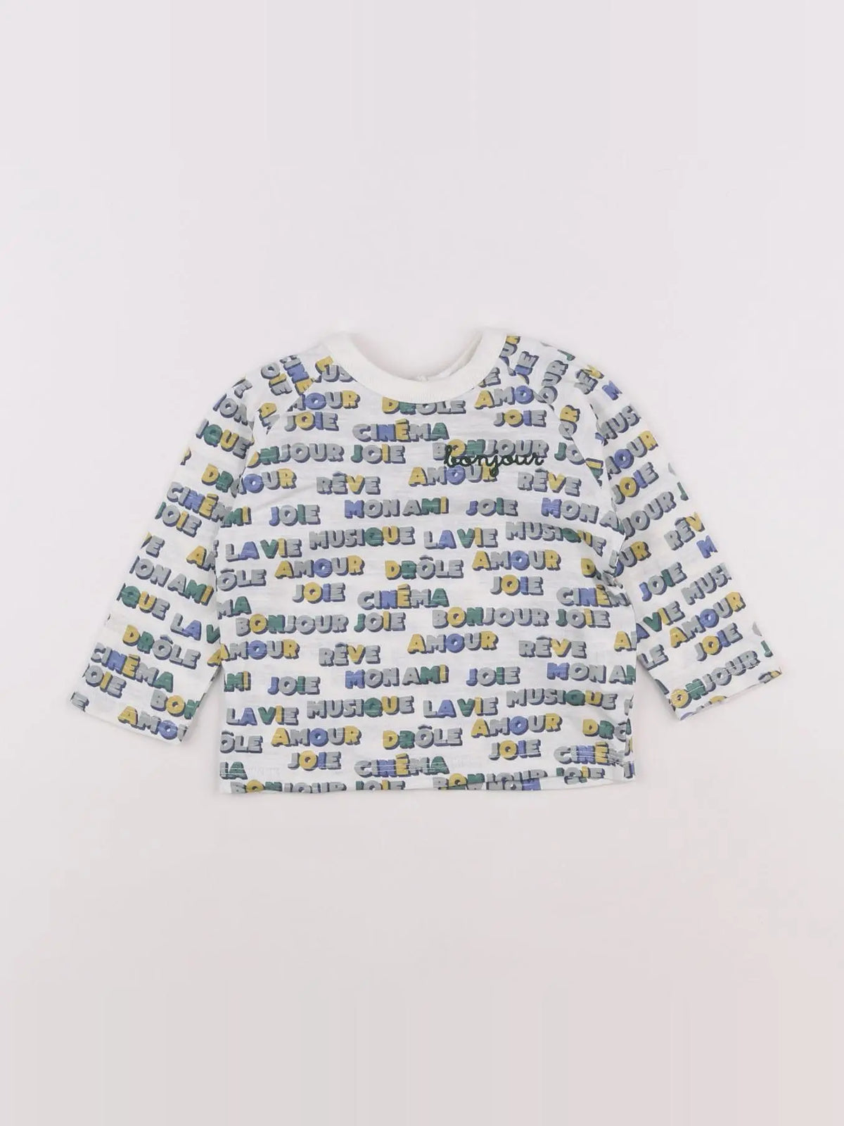 Boutchou - tee-shirt multicolore - 6 mois