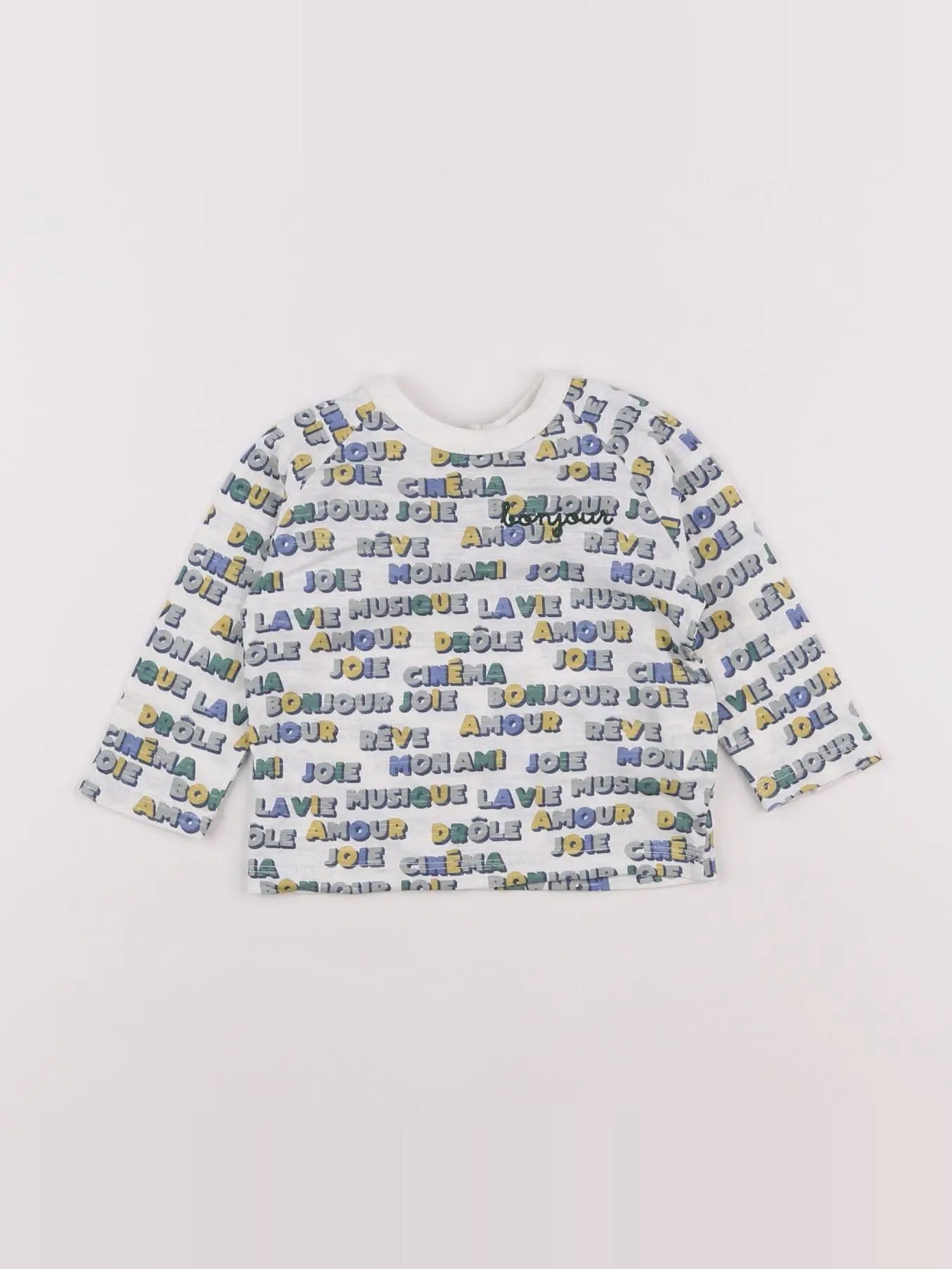 Boutchou - tee-shirt multicolore - 6 mois