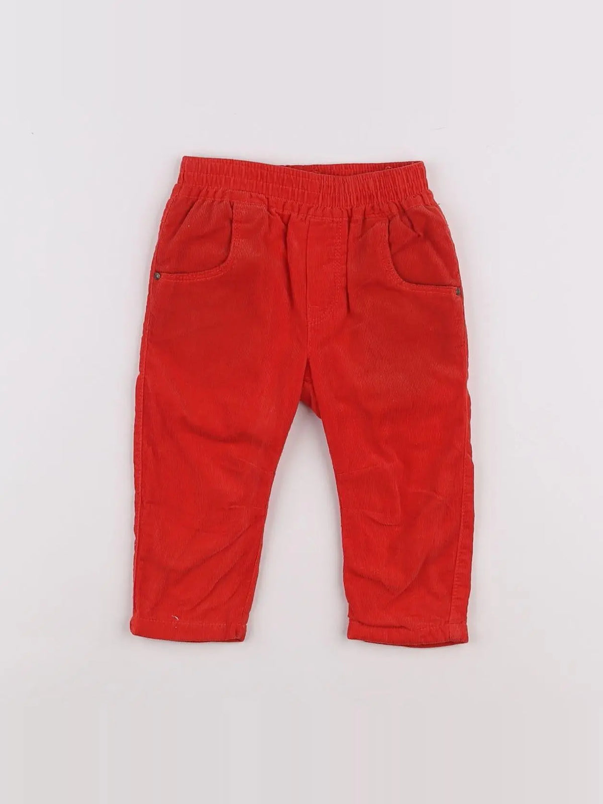 Catimini - pantalon rouge - 9 mois