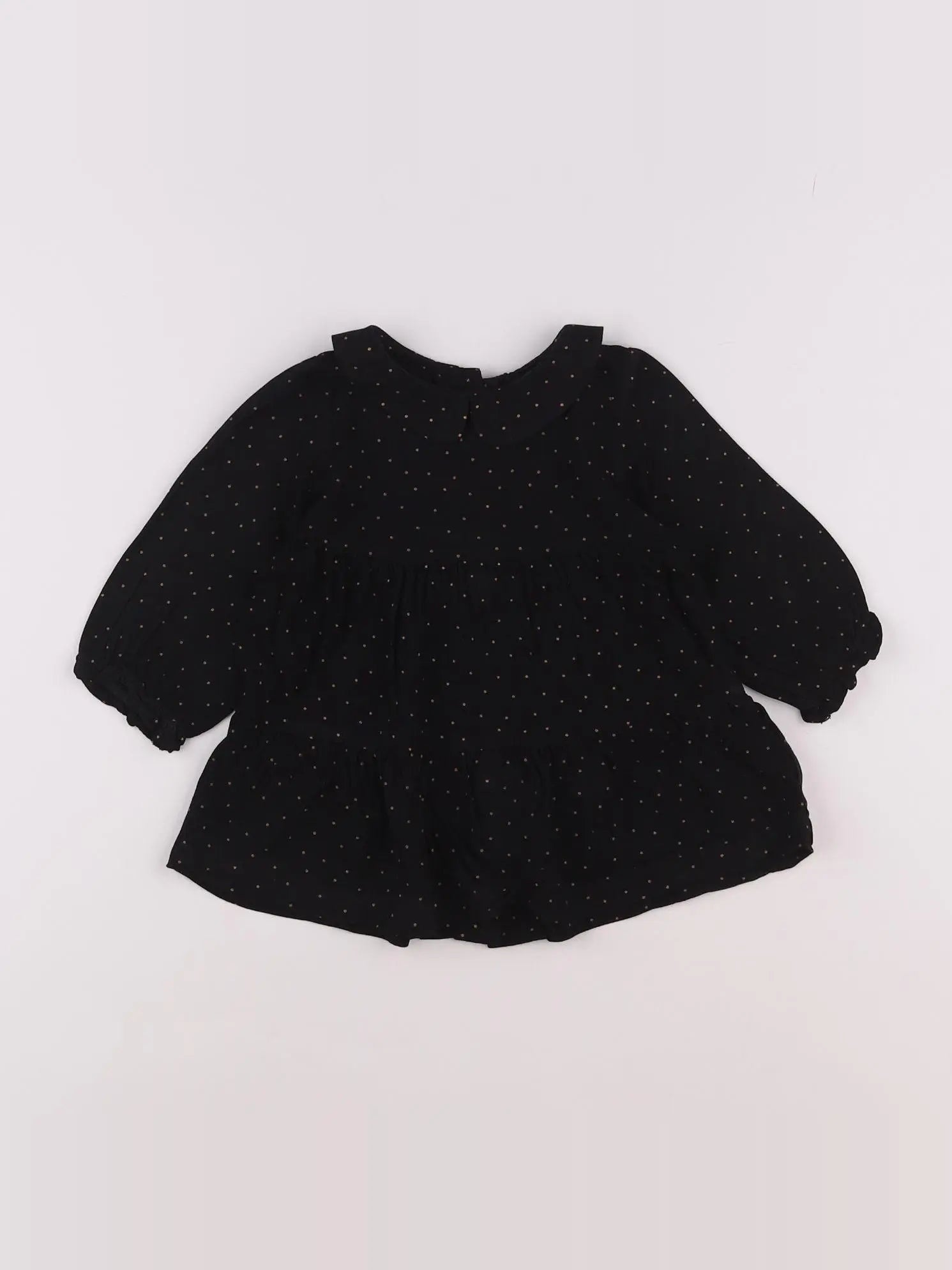 Vertbaudet - robe noir - 6 mois