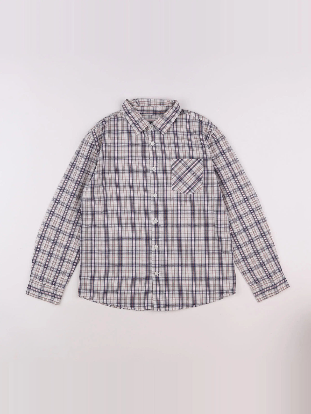 Monoprix - chemise multicolore - 10 ans