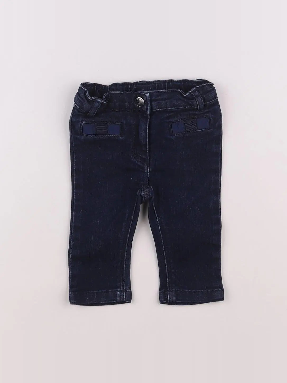 Jacadi - jean bleu - 6 mois