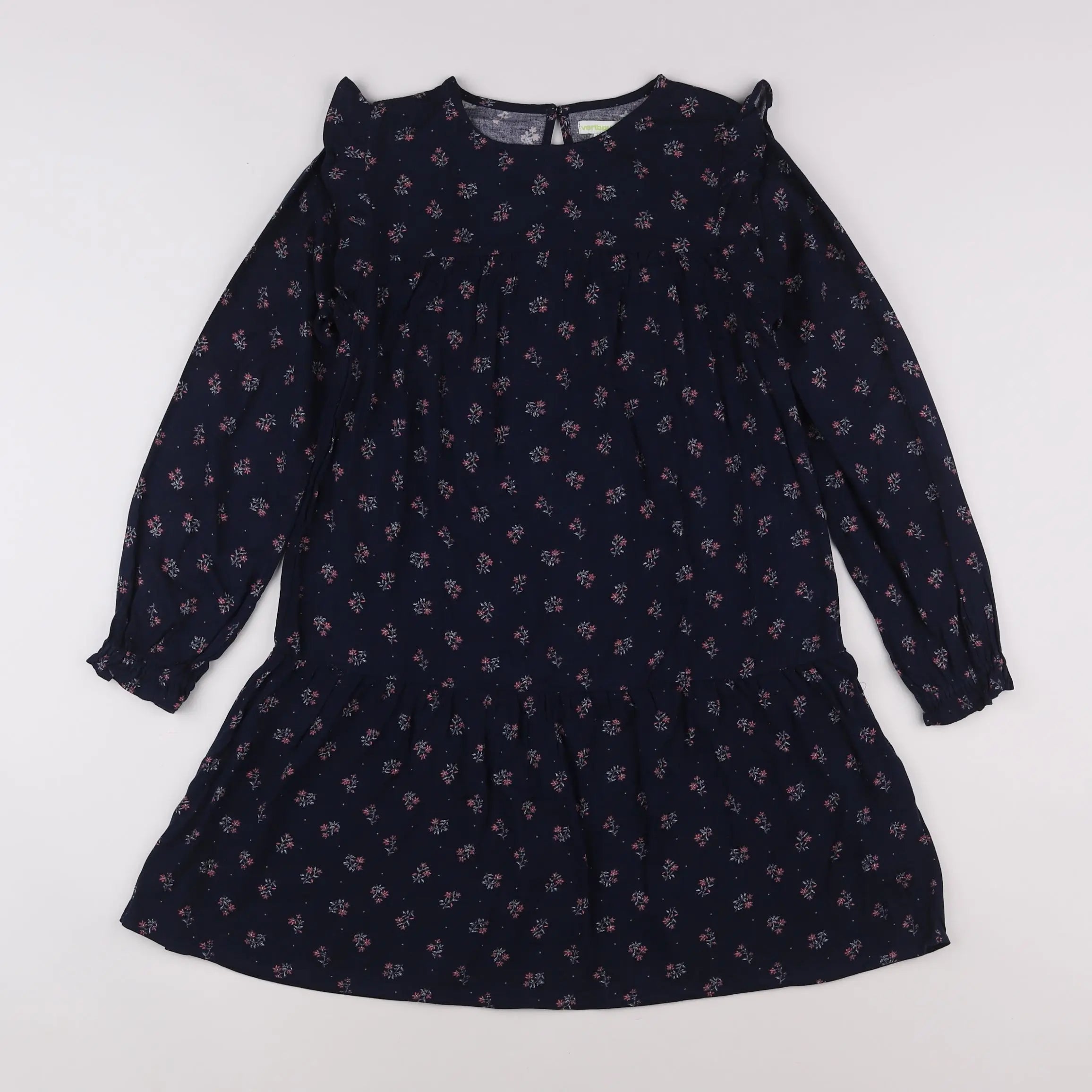 Vertbaudet - robe bleu - 10 ans