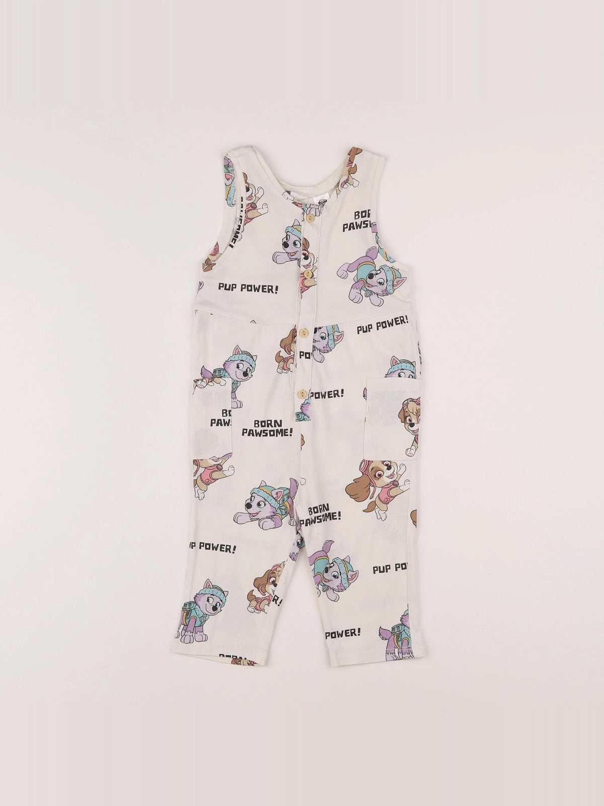 H&M - combinaison blanc - 9/12 mois