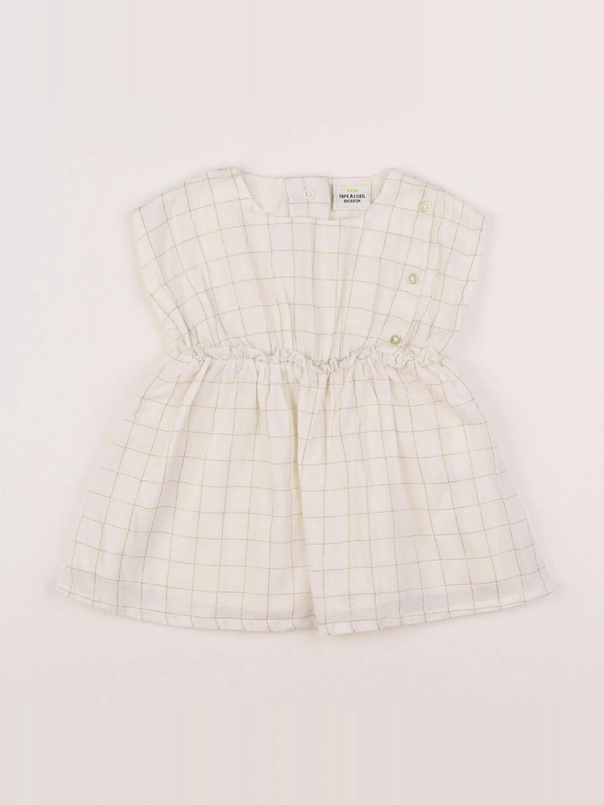 Tape à l'oeil - robe beige - 6 mois