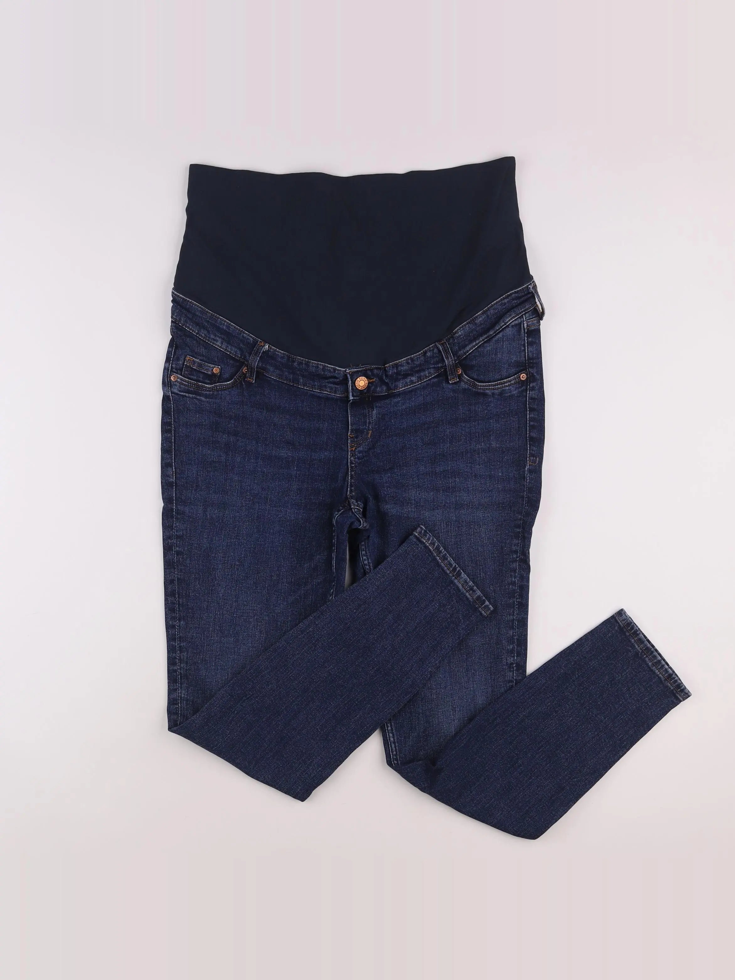H&M - jean grossesse bleu - 42 à 44