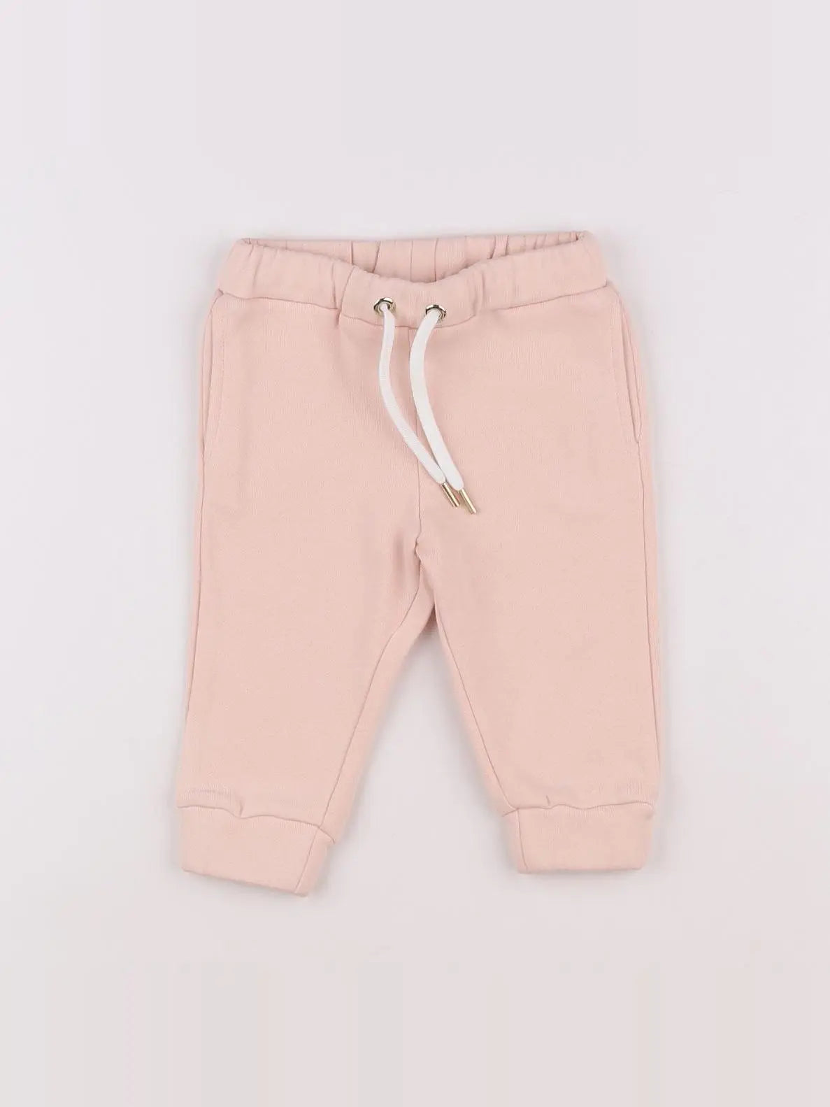 Chloé - jogging doublé rose - 6 mois
