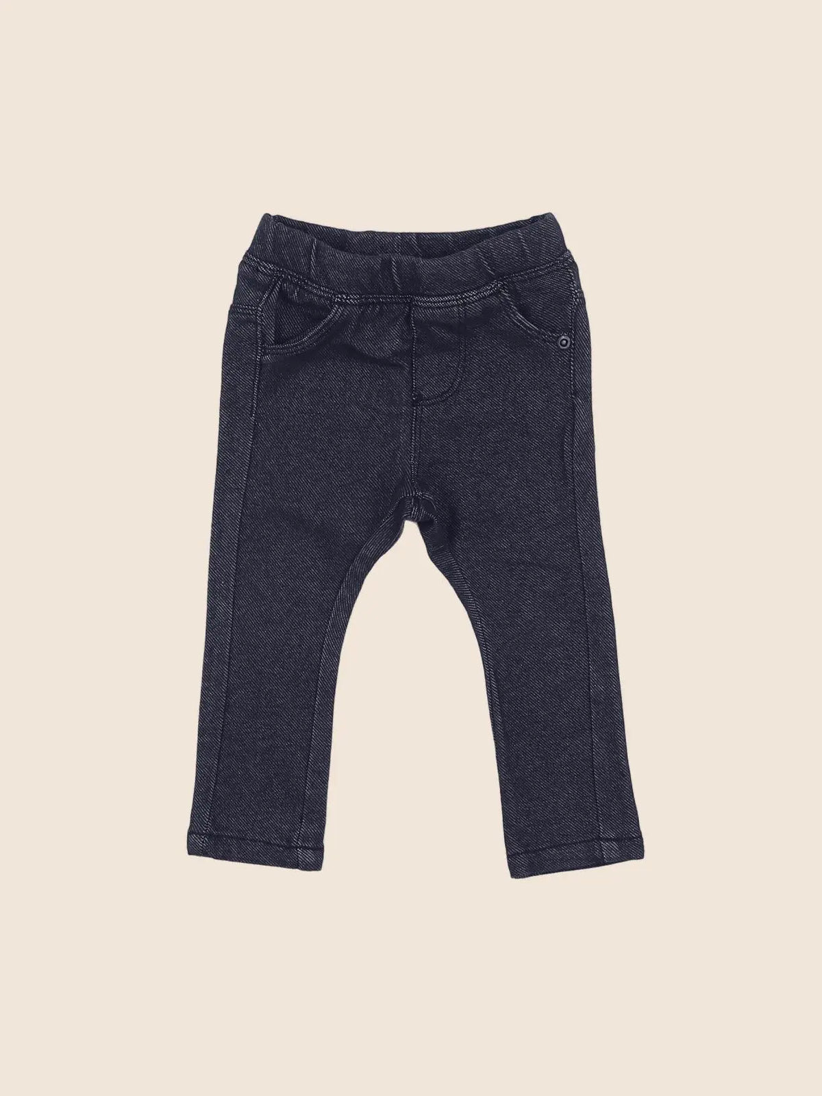 Vertbaudet - jegging bleu - 6 mois