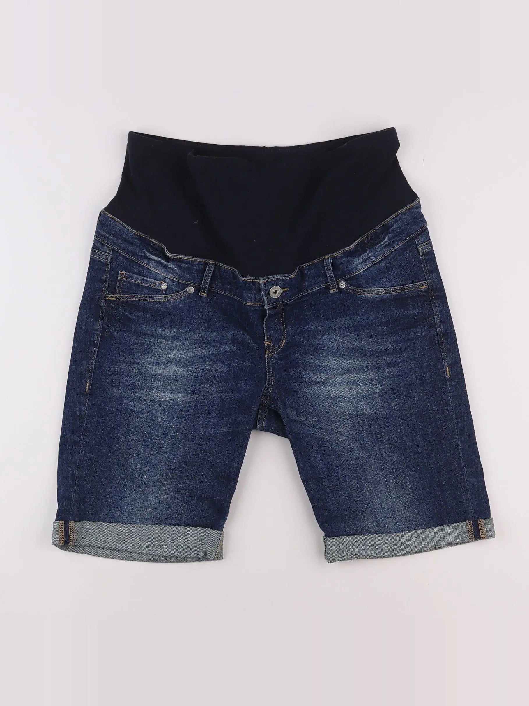 H&M - short grossesse bleu - 42