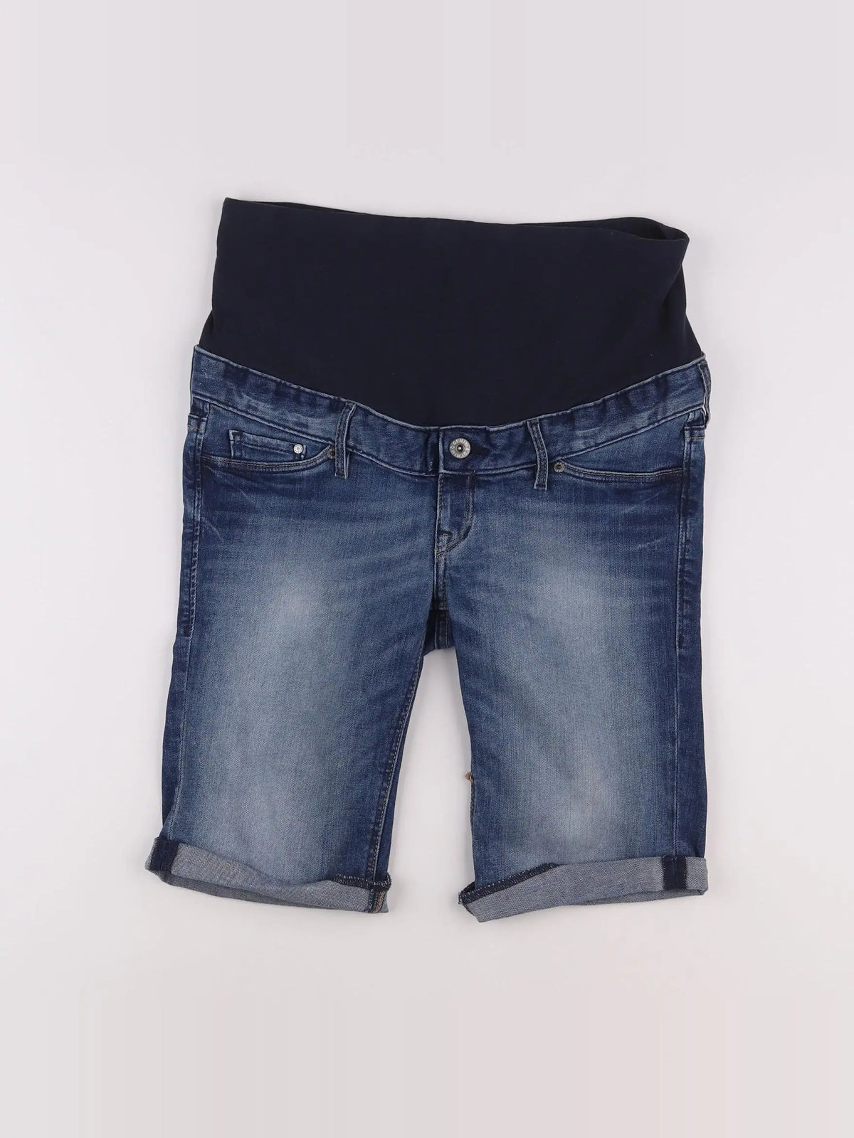 H&M - short grossesse bleu - 40