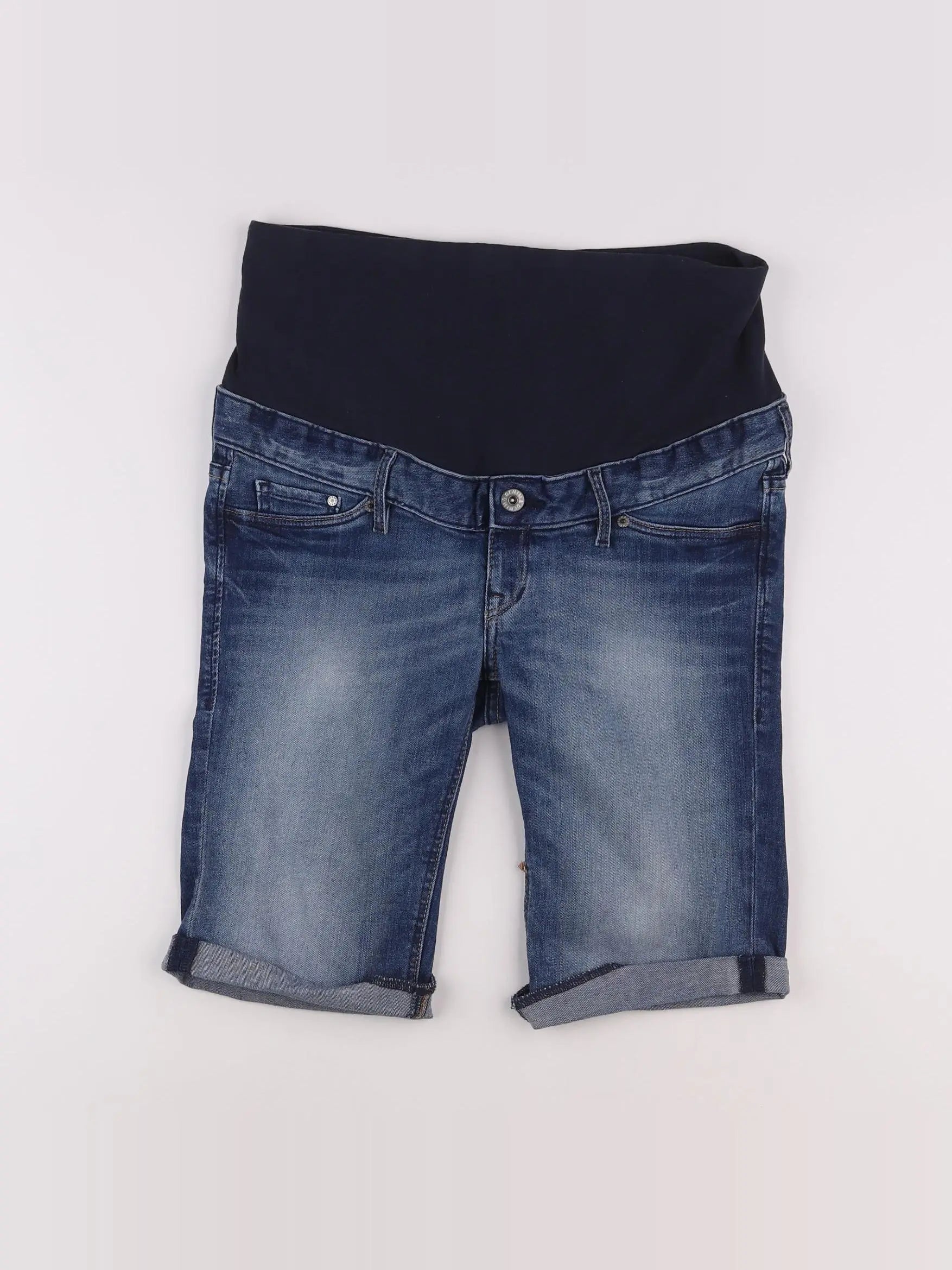 H&M - short grossesse bleu - 40