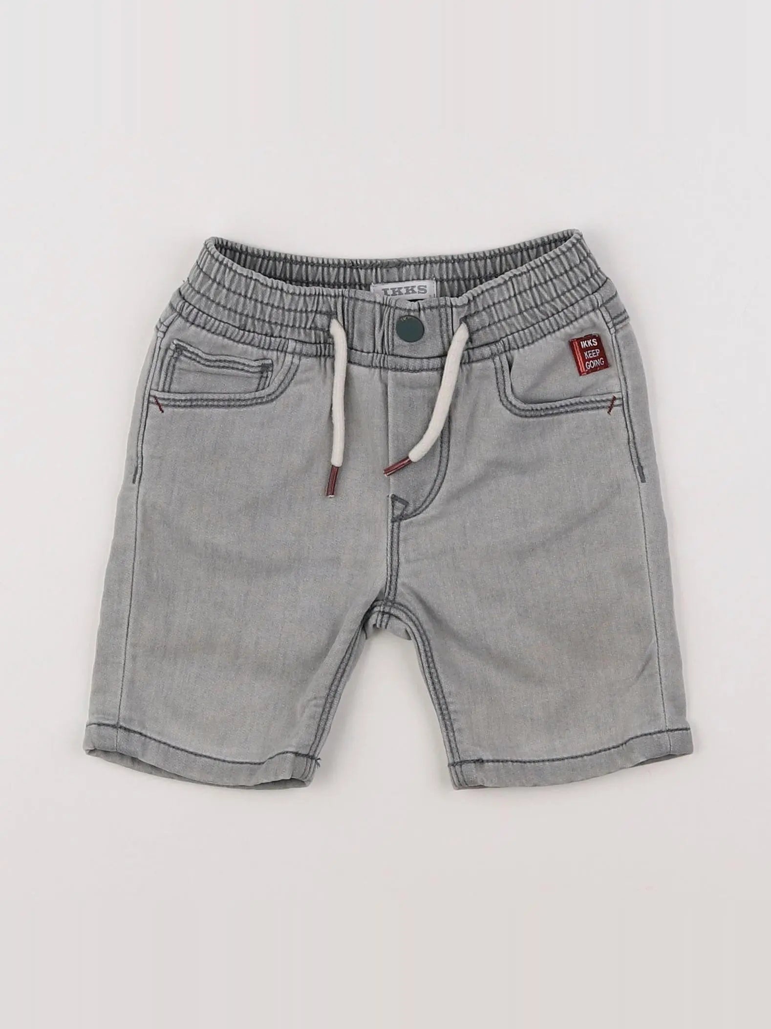 IKKS - short gris - 12 mois