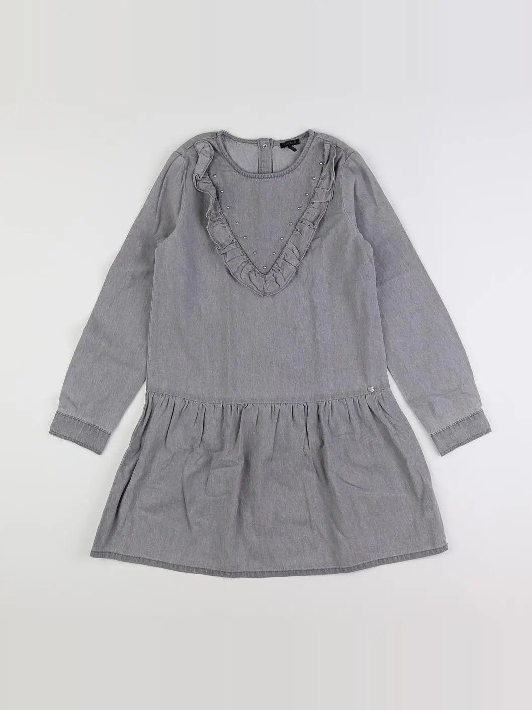 IKKS - robe gris - 10 ans