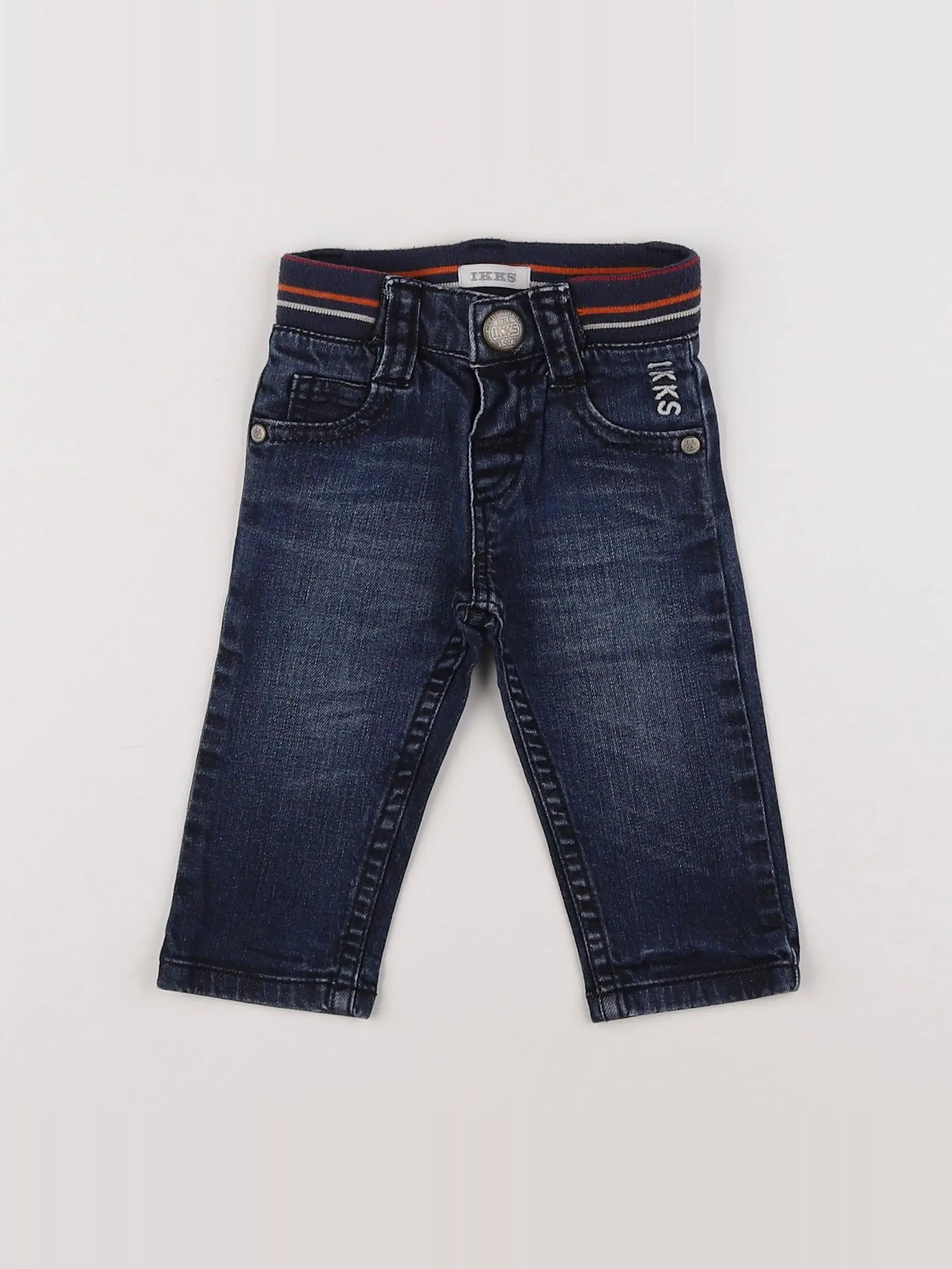 IKKS - jean bleu - 3/6 mois