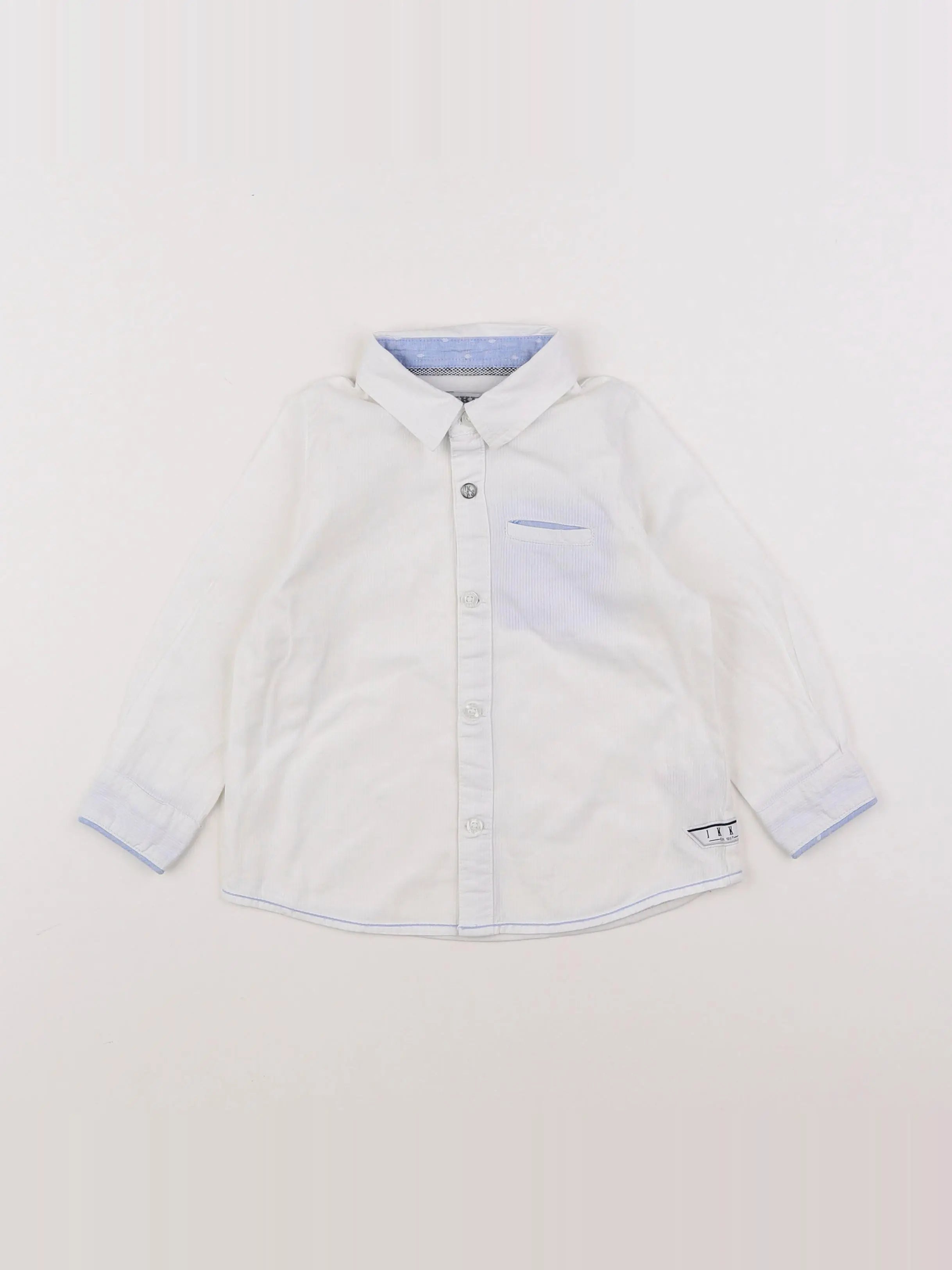 IKKS - chemise blanc - 12/18 mois