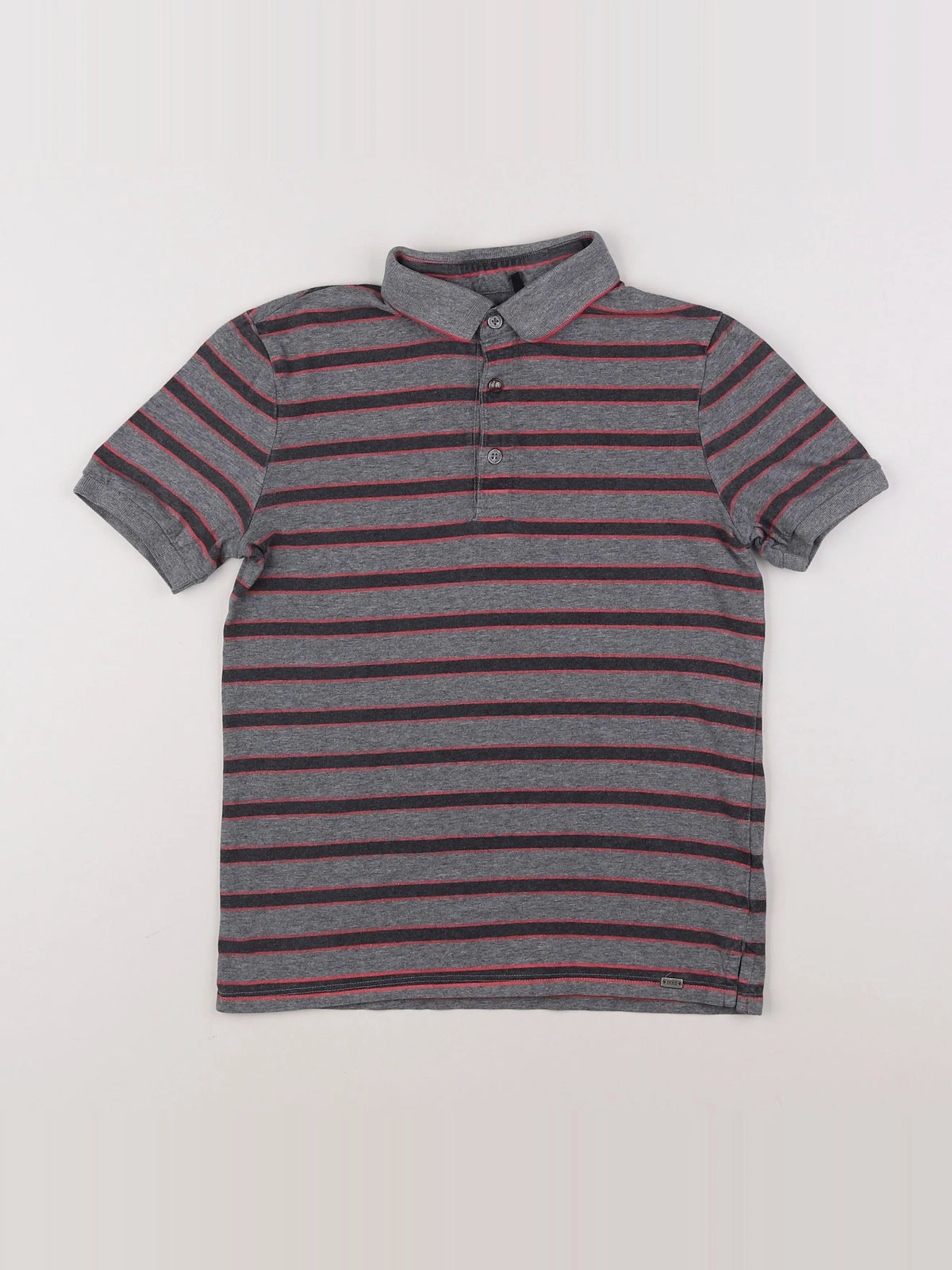 IKKS - polo gris - 10 ans