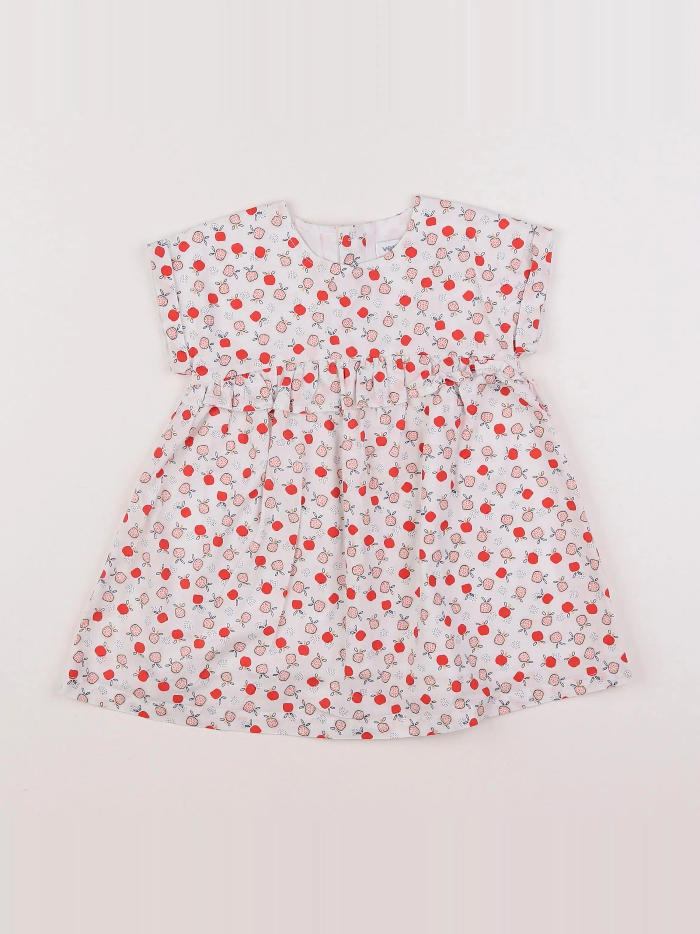 Vertbaudet - robe blanc - 12 mois
