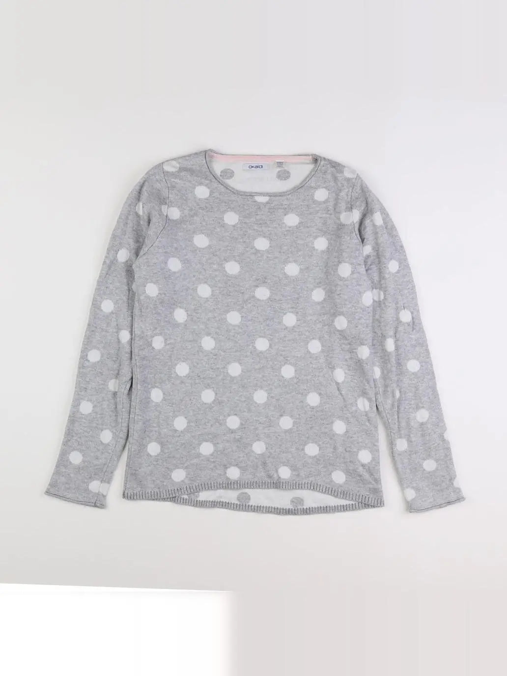 Okaidi - pull gris - 12 ans