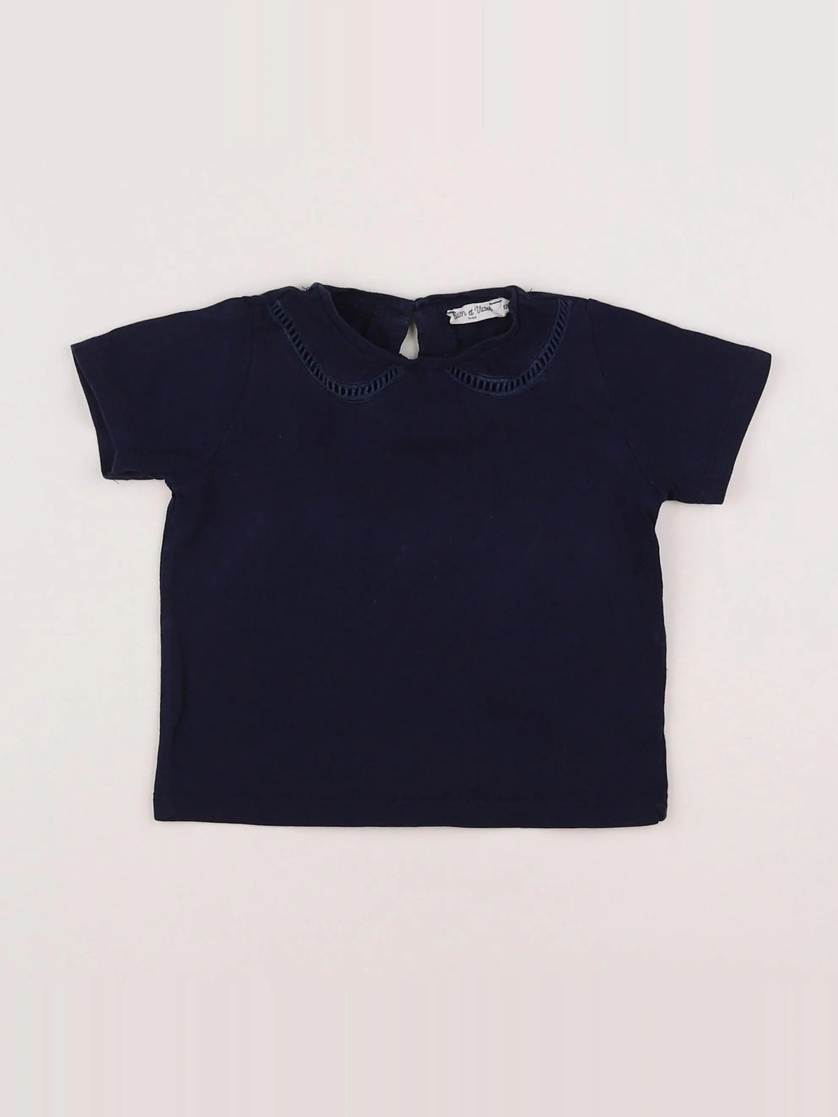Eden & Victor - tee-shirt bleu - 12 mois