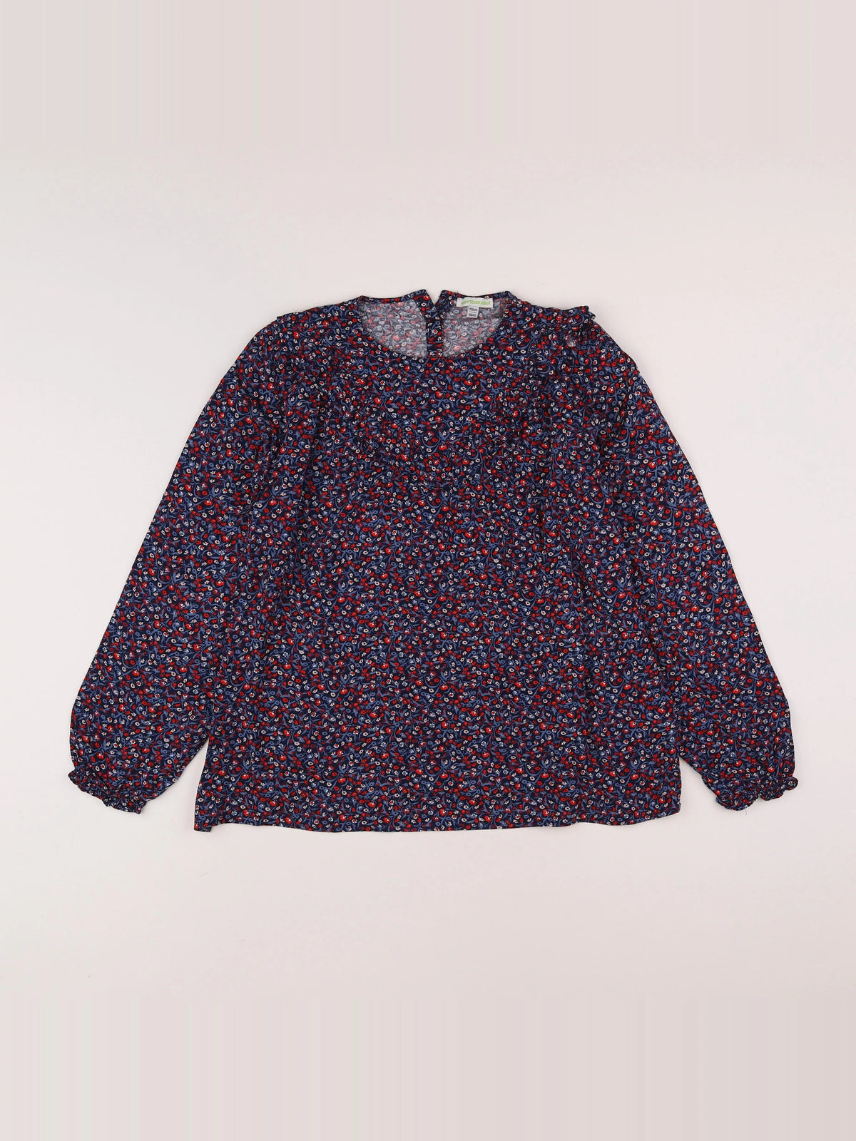 Vertbaudet - blouse bleu - 12 ans