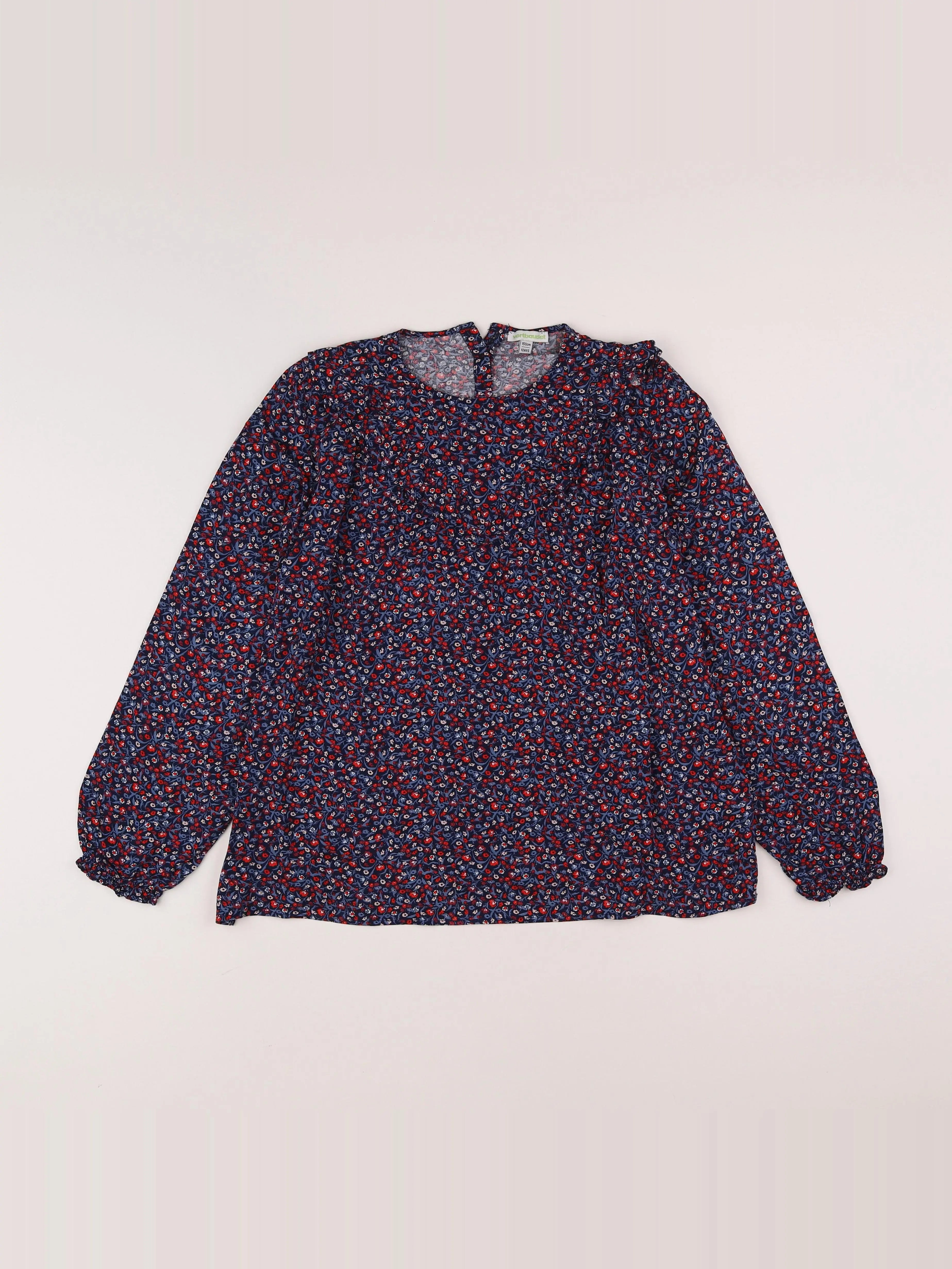 Vertbaudet - blouse bleu - 12 ans