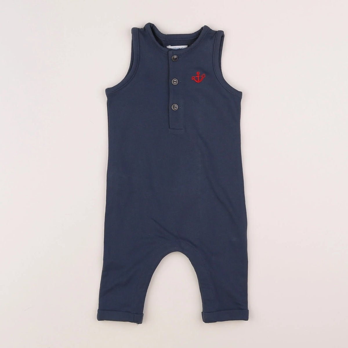 Vertbaudet - combinaison bleu - 6 mois