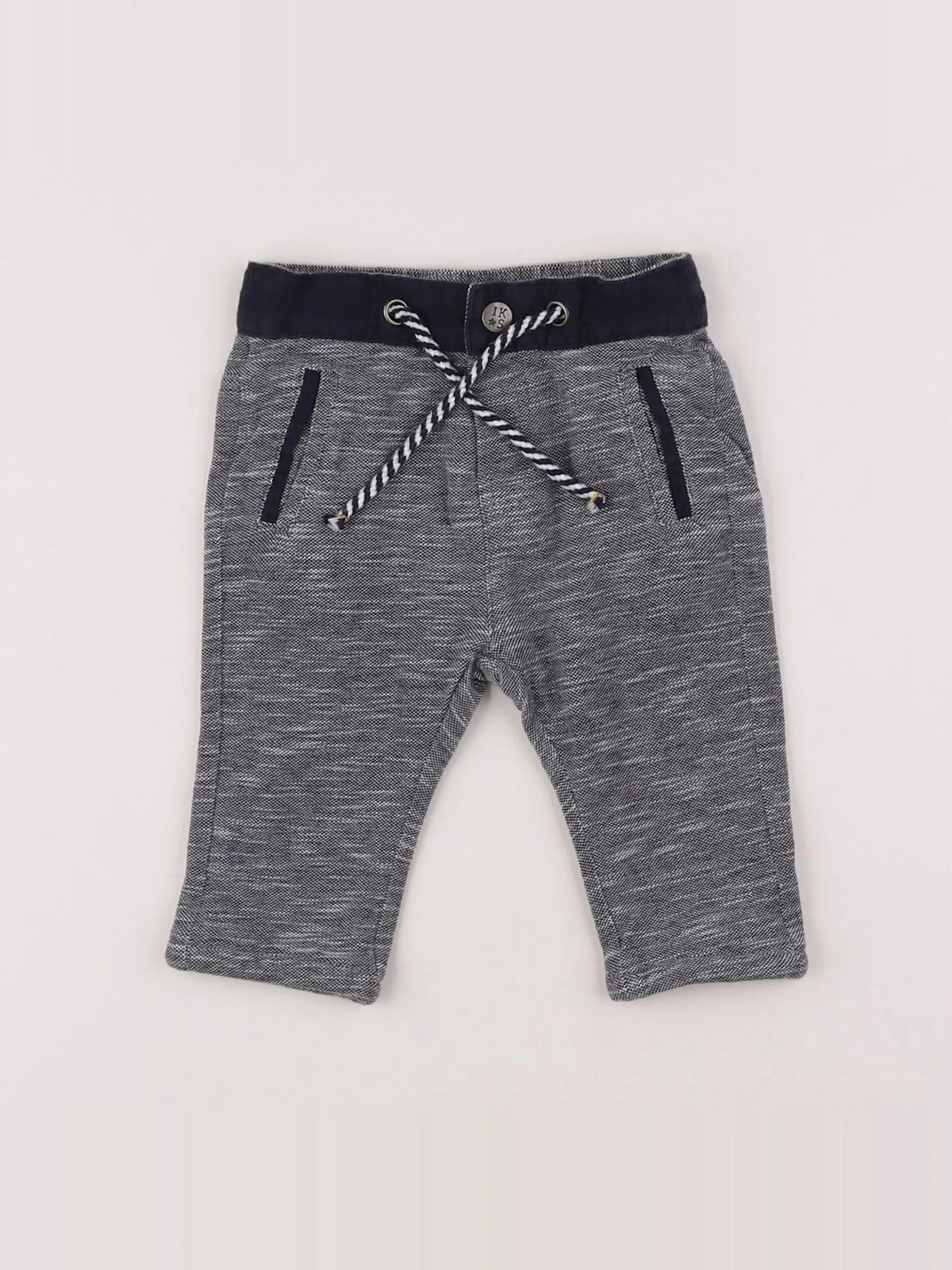 IKKS - pantalon bleu - 3 mois