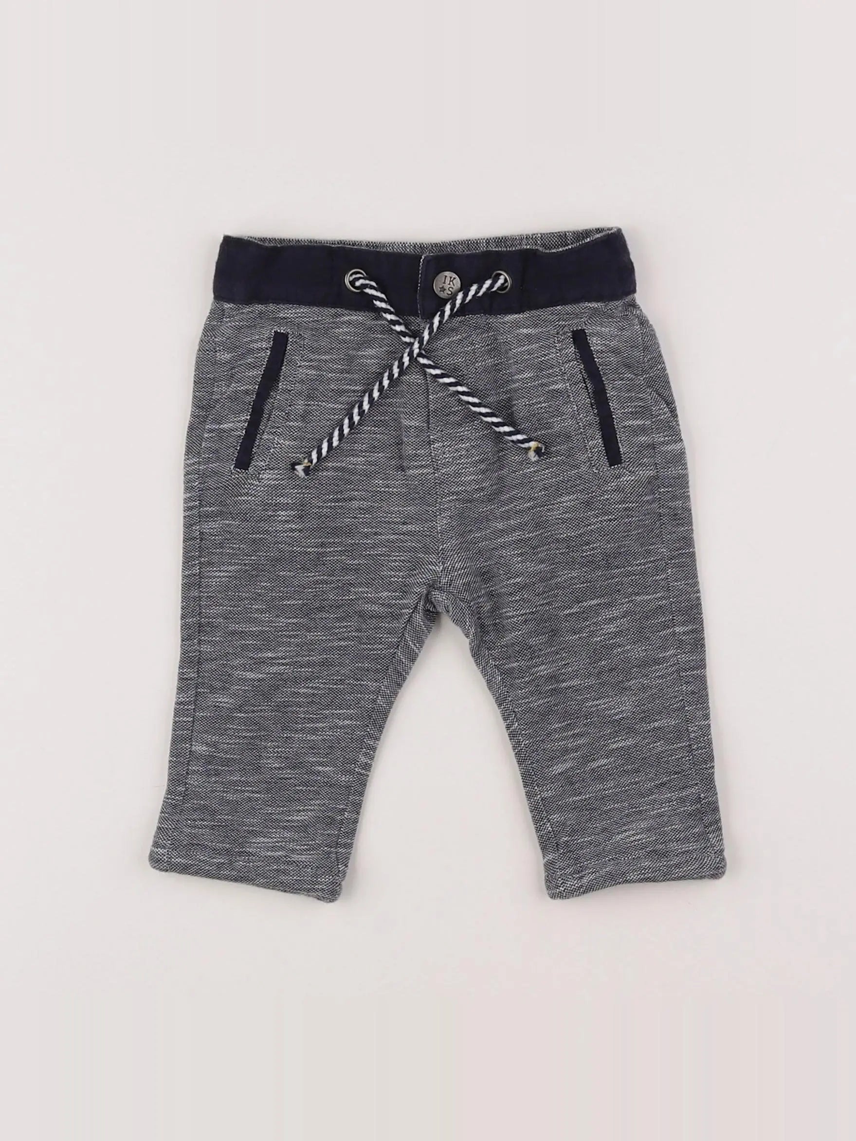 IKKS - pantalon bleu - 3 mois