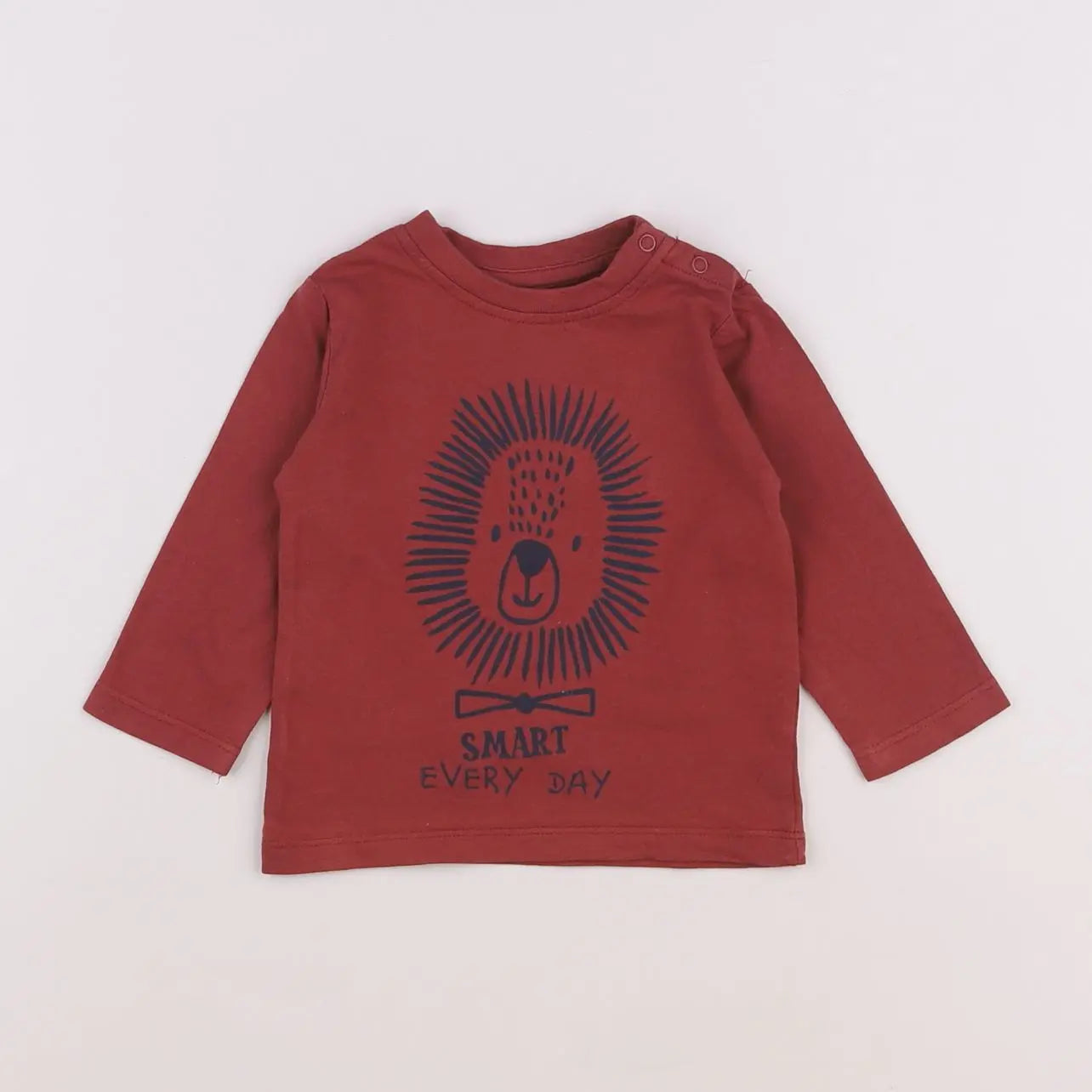 Vertbaudet - tee-shirt rouge - 3 mois